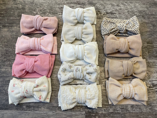 Oversized topknot headband