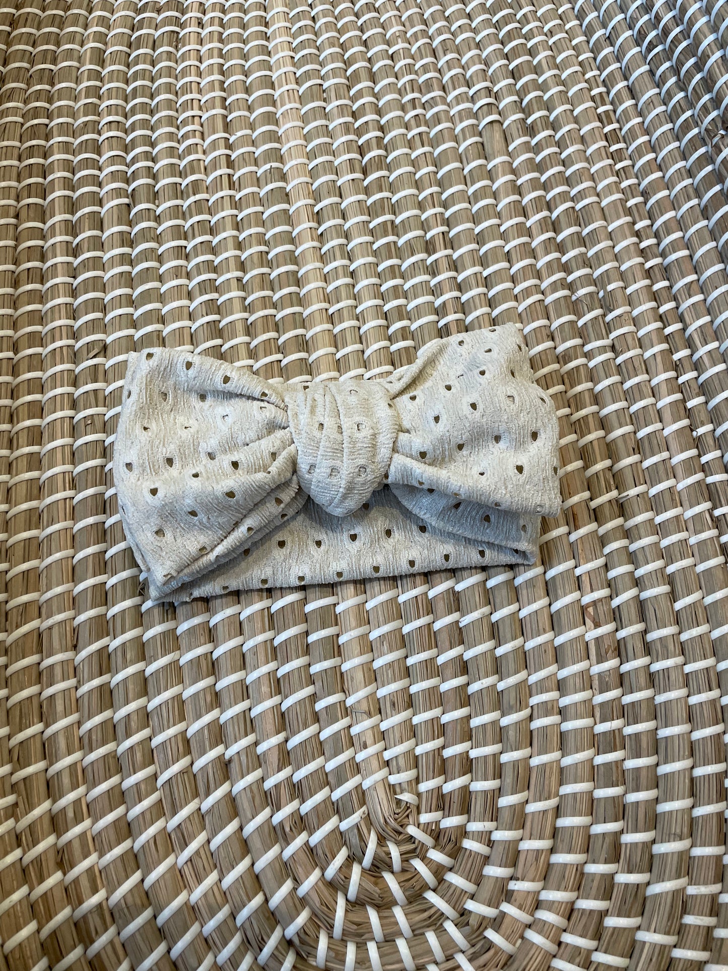 Oversized topknot headband