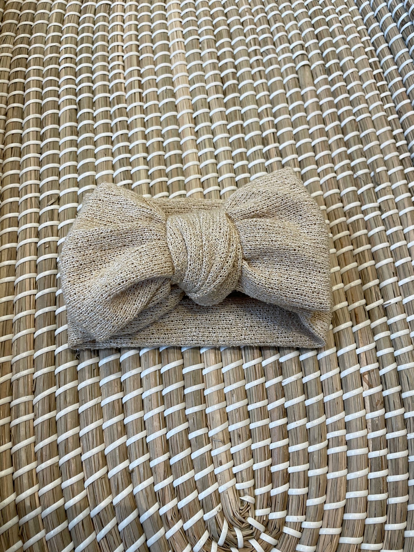 Oversized topknot headband