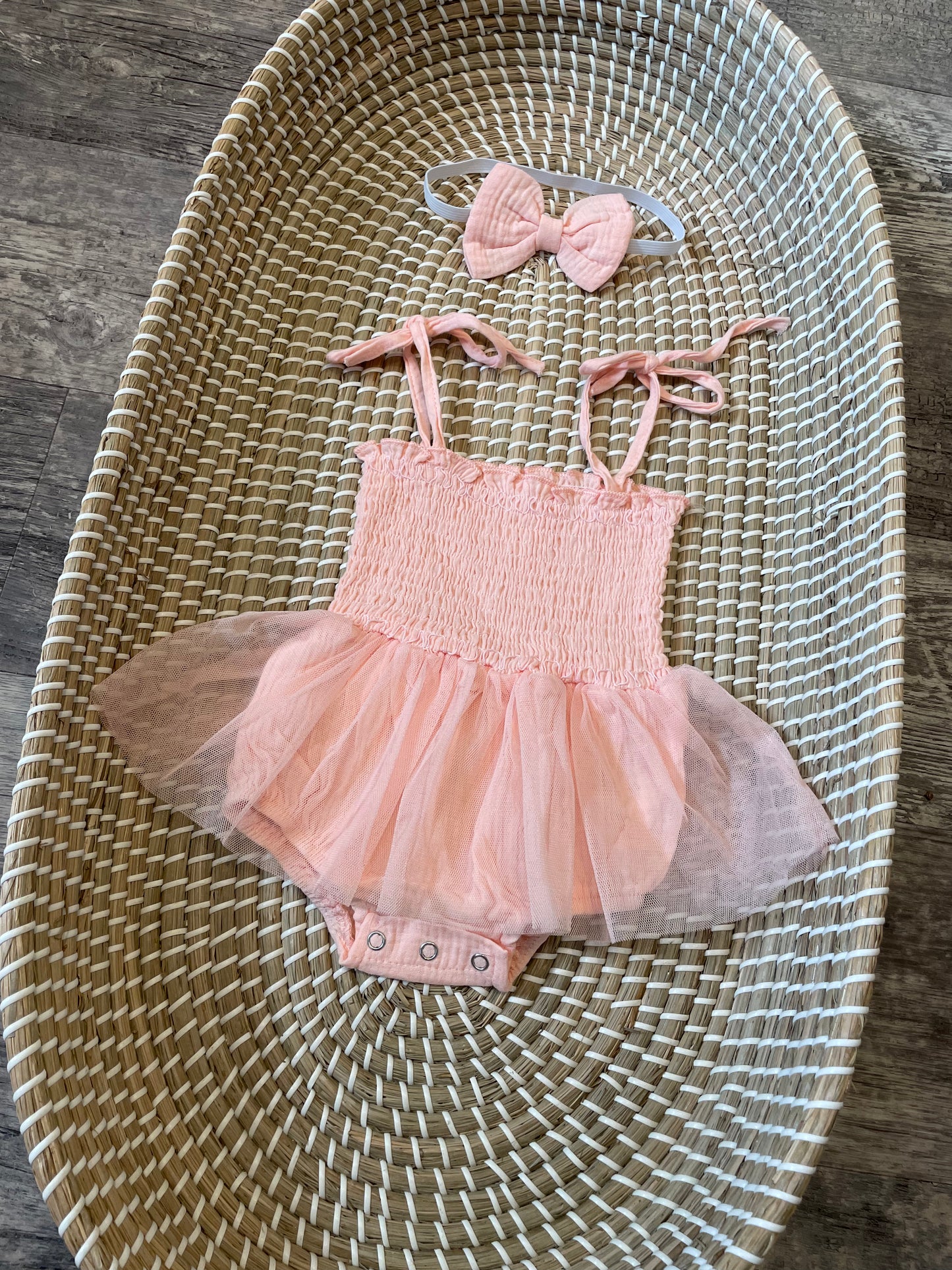 Pink tutu romper