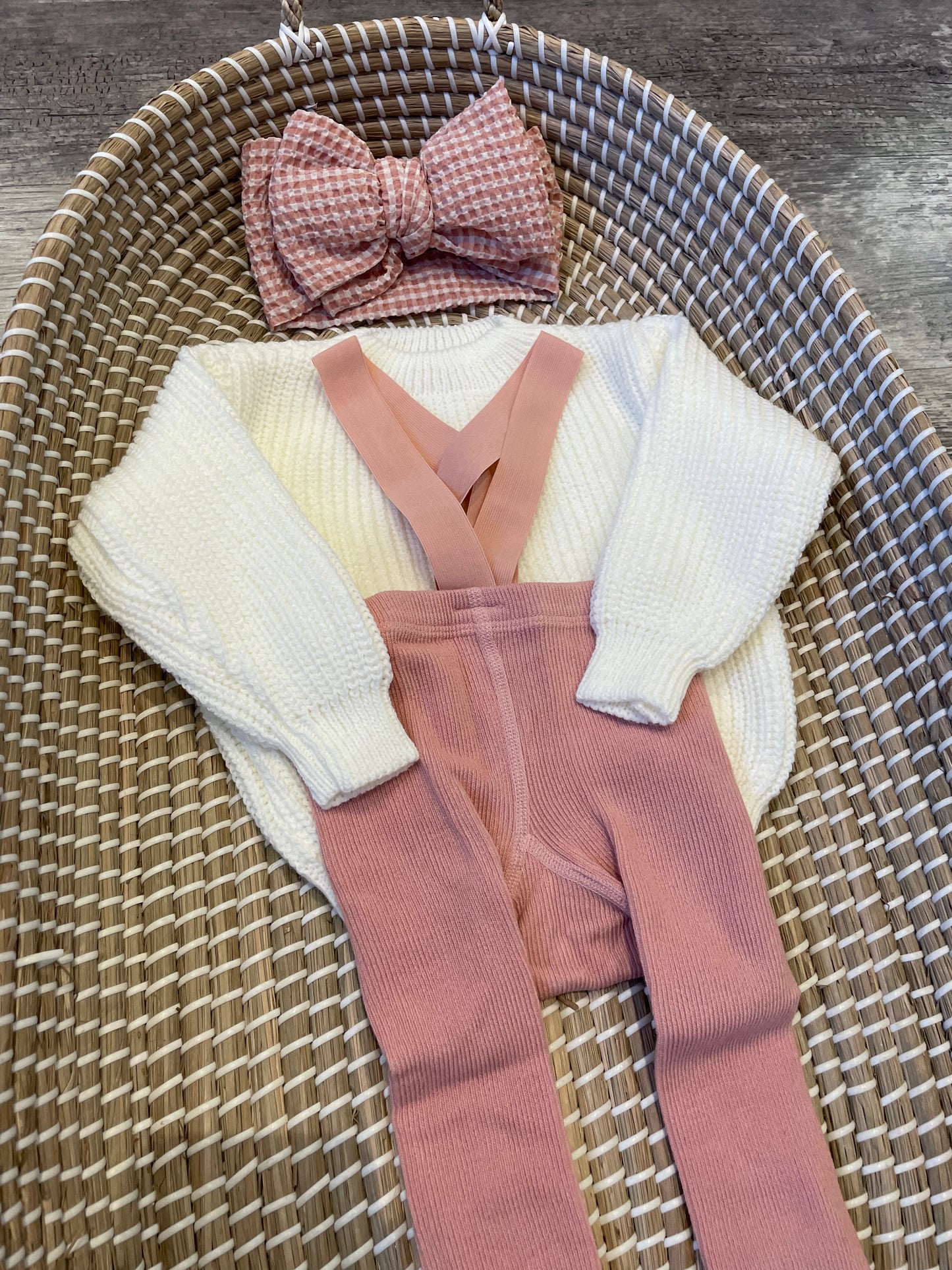 Handmade white jumper - In stock