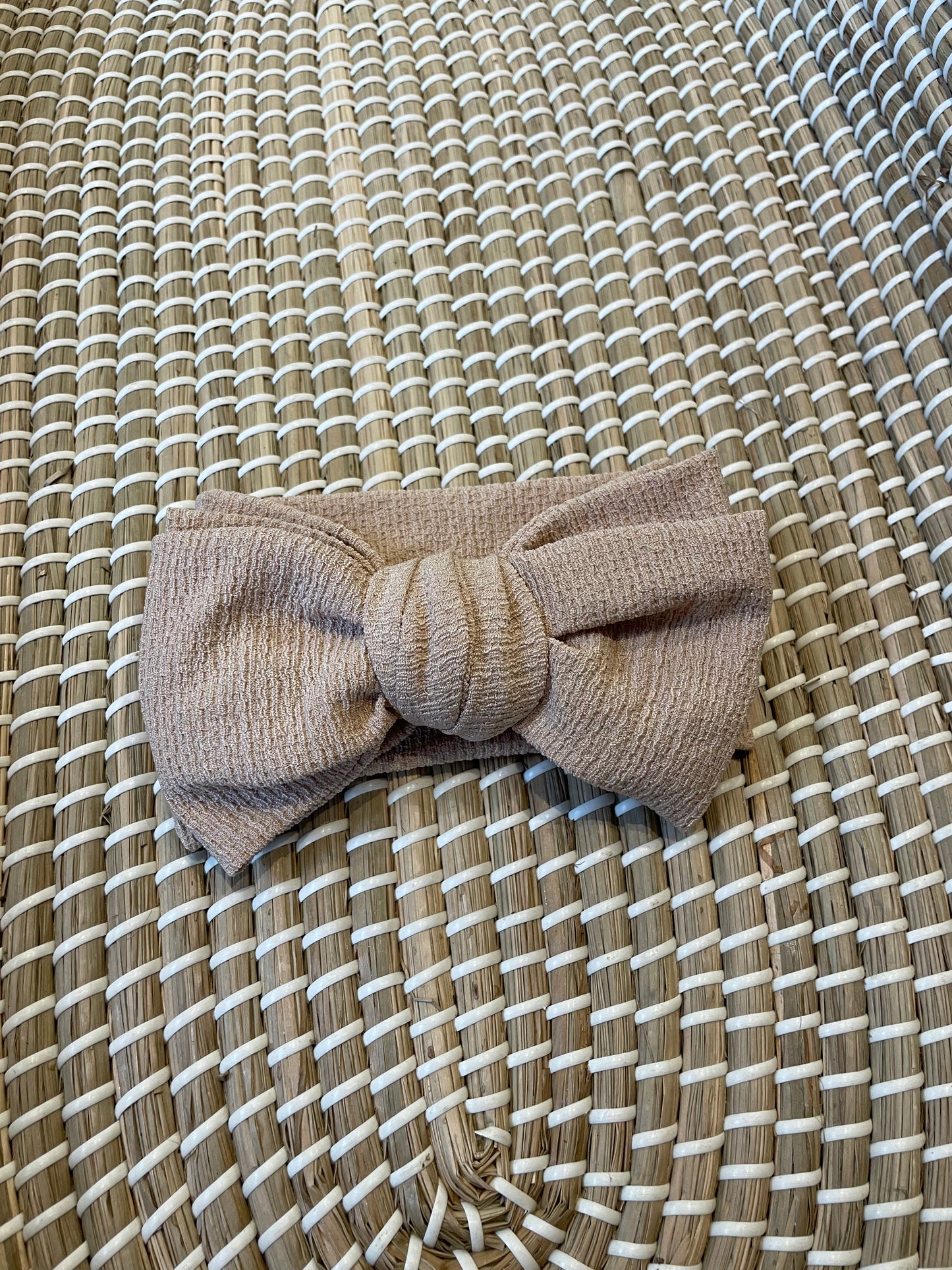 Oversized topknot headband