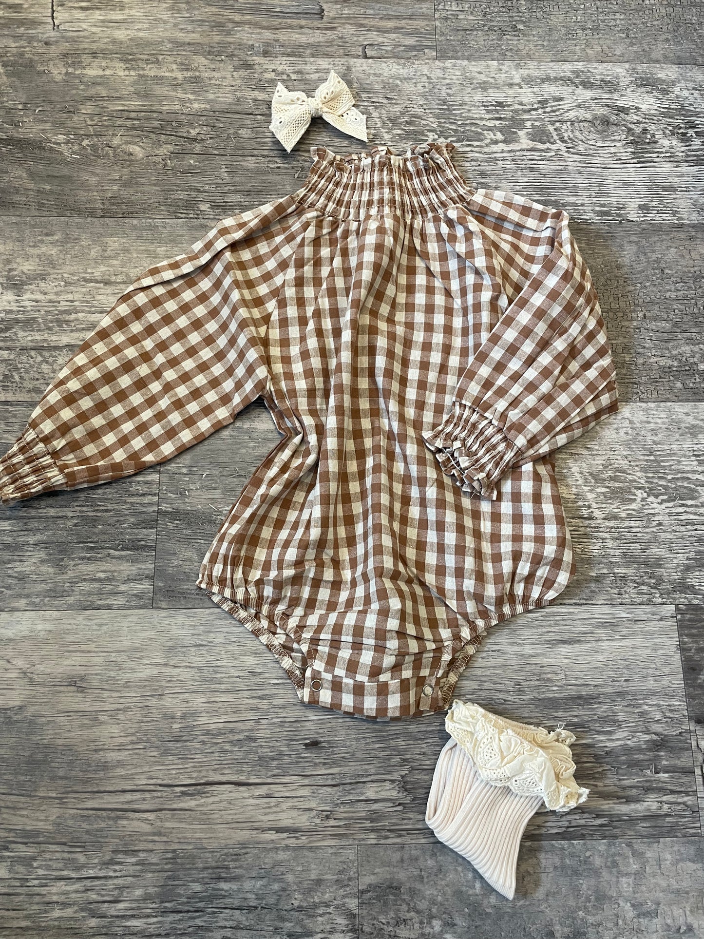 The gingham romper
