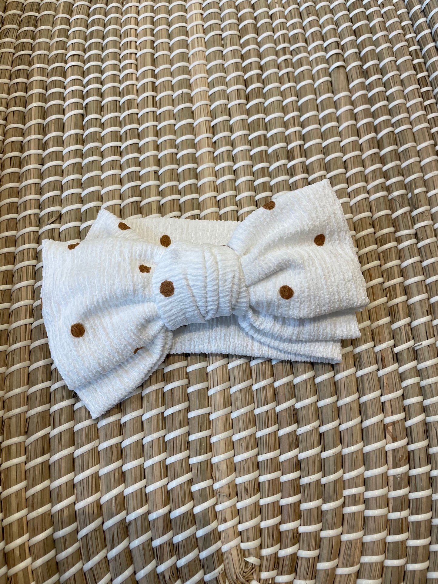 Oversized topknot headband