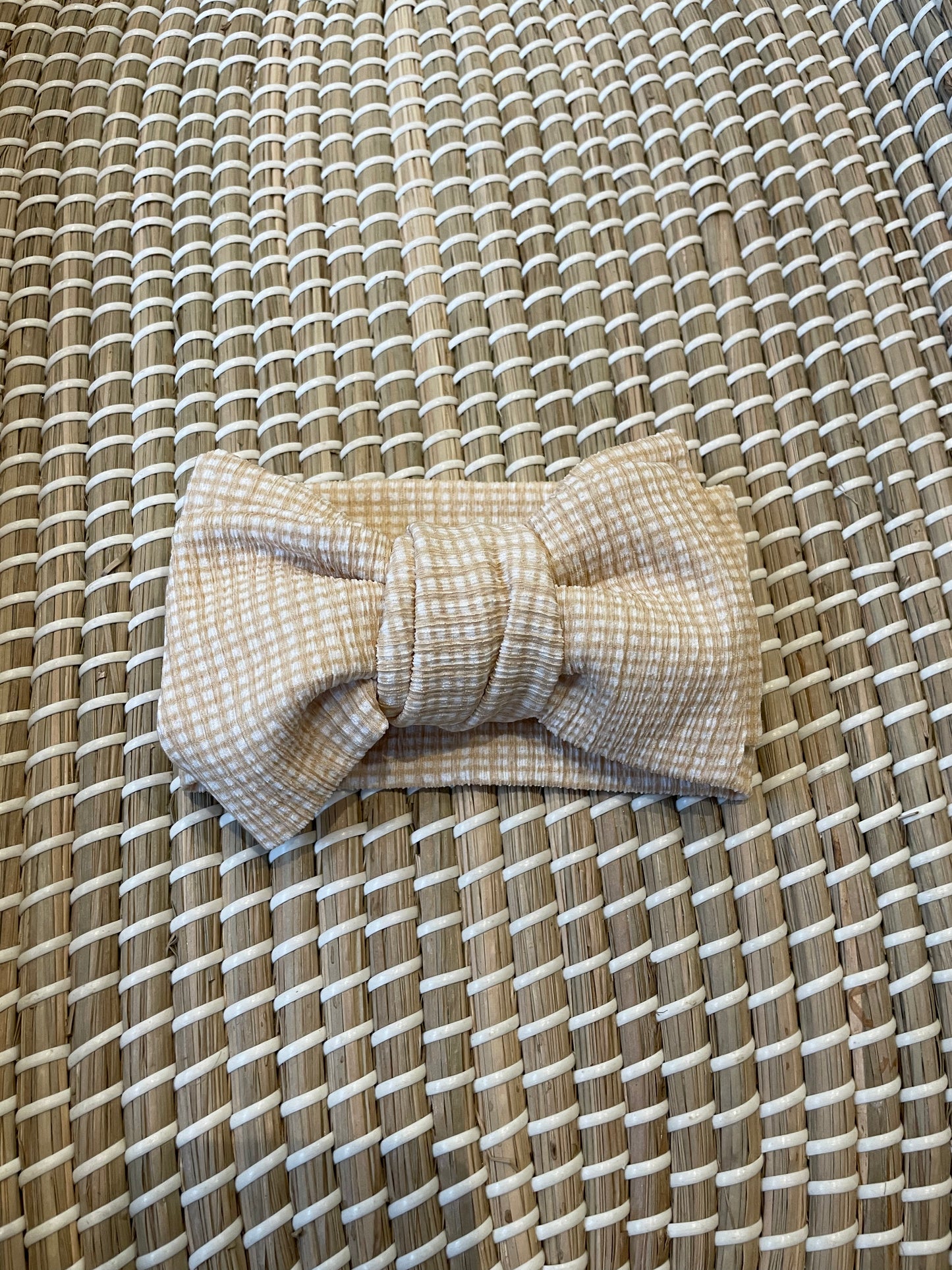 Oversized topknot headband