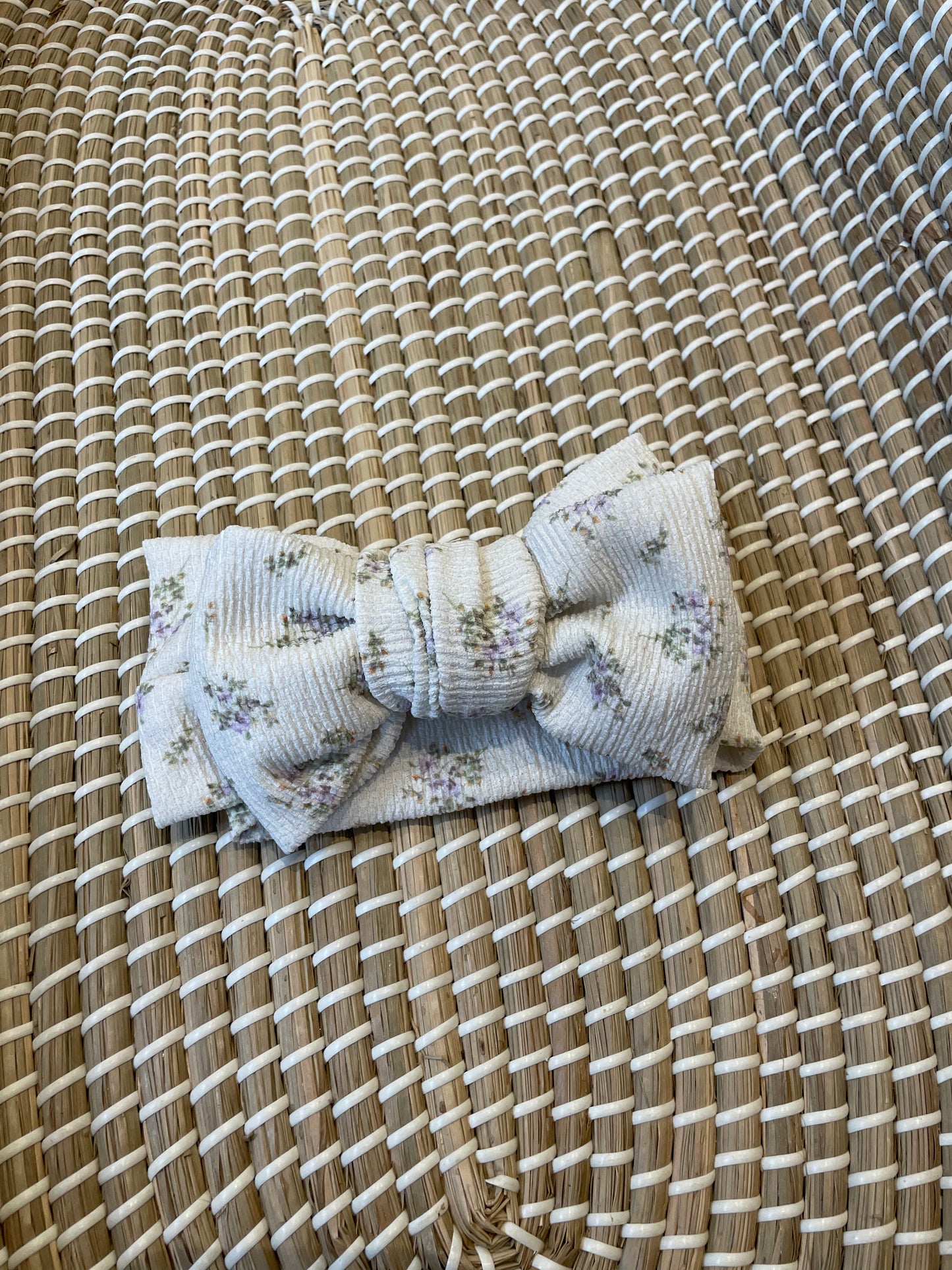 Oversized topknot headband