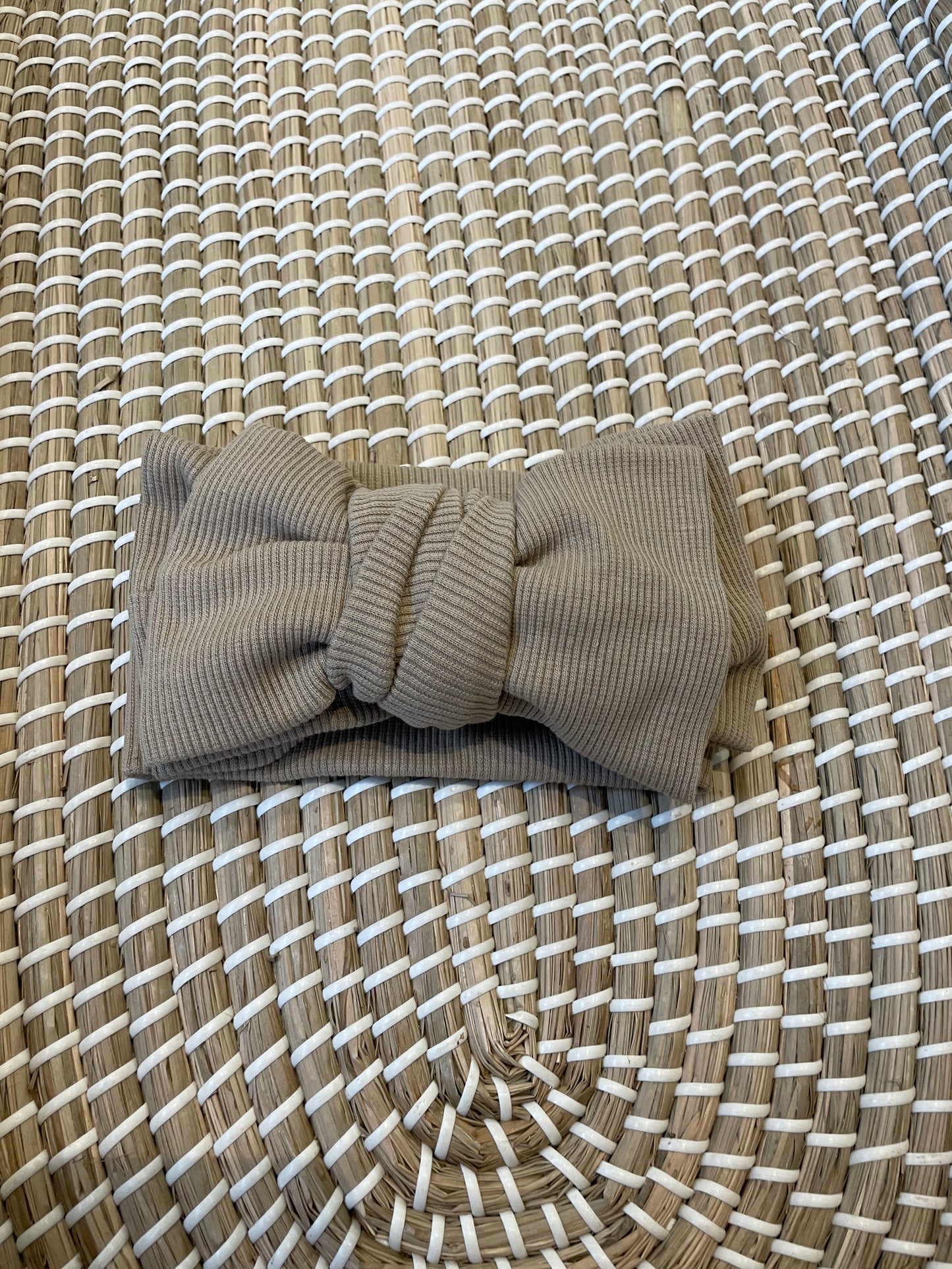 Oversized topknot headband