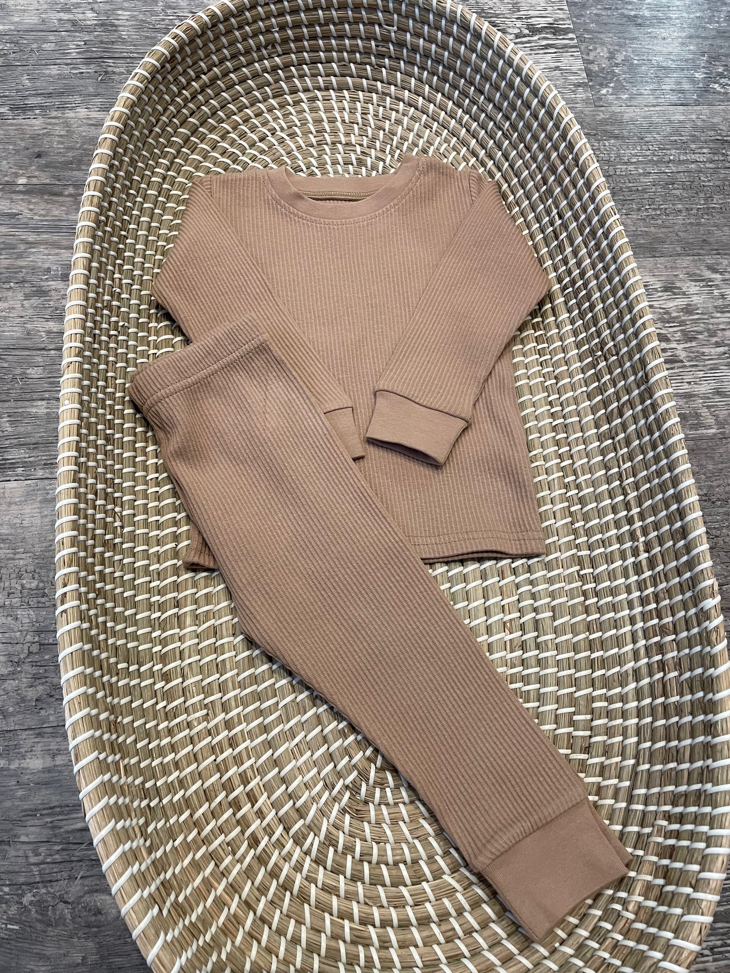 Personalised ribbed loungewear