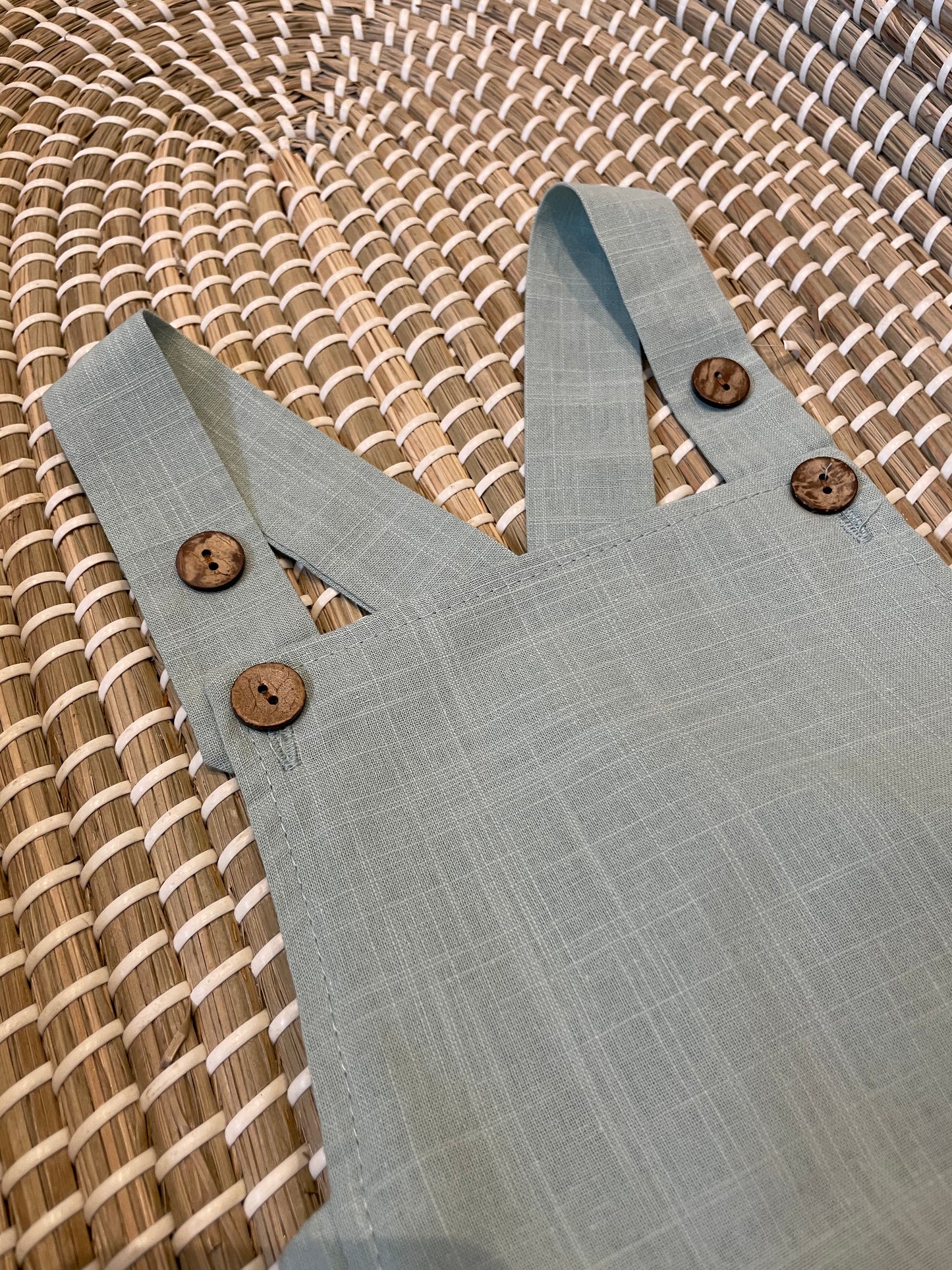 Personalised mint romper