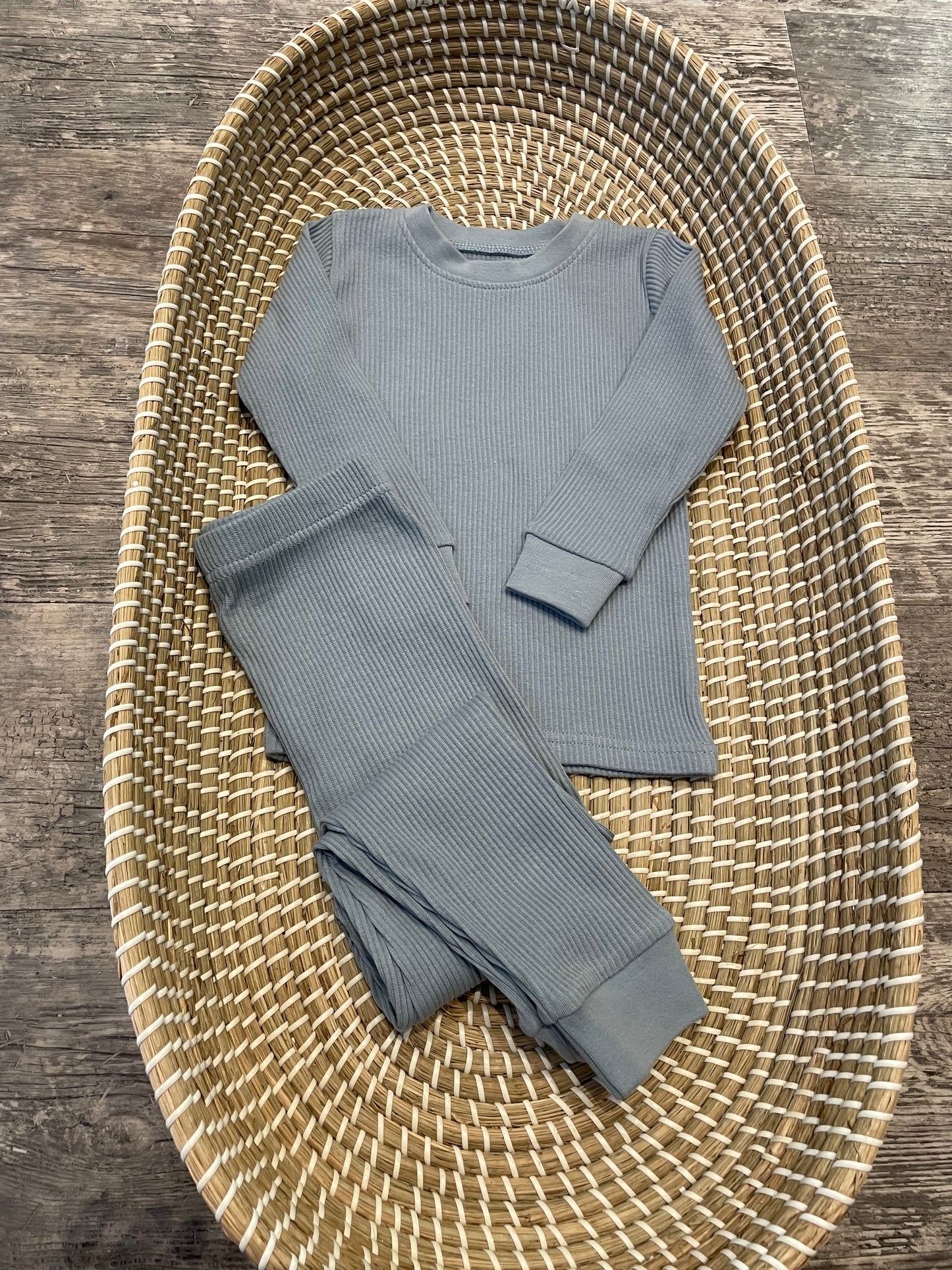 Personalised ribbed loungewear