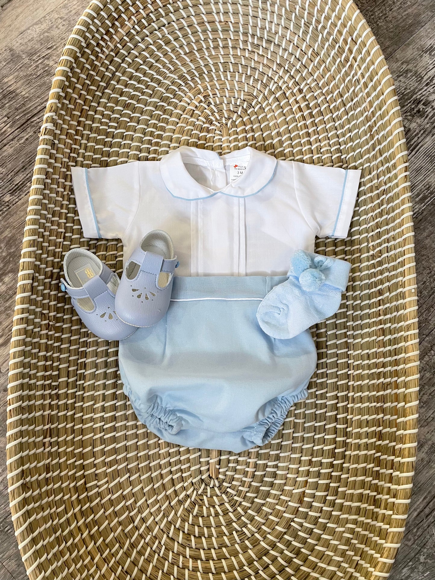 The Blue & White 2pc boys Set