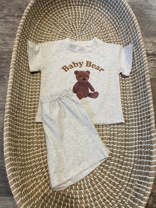 The teddy bear shorts set