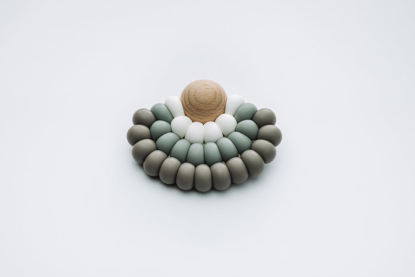 Grey rainbow teether