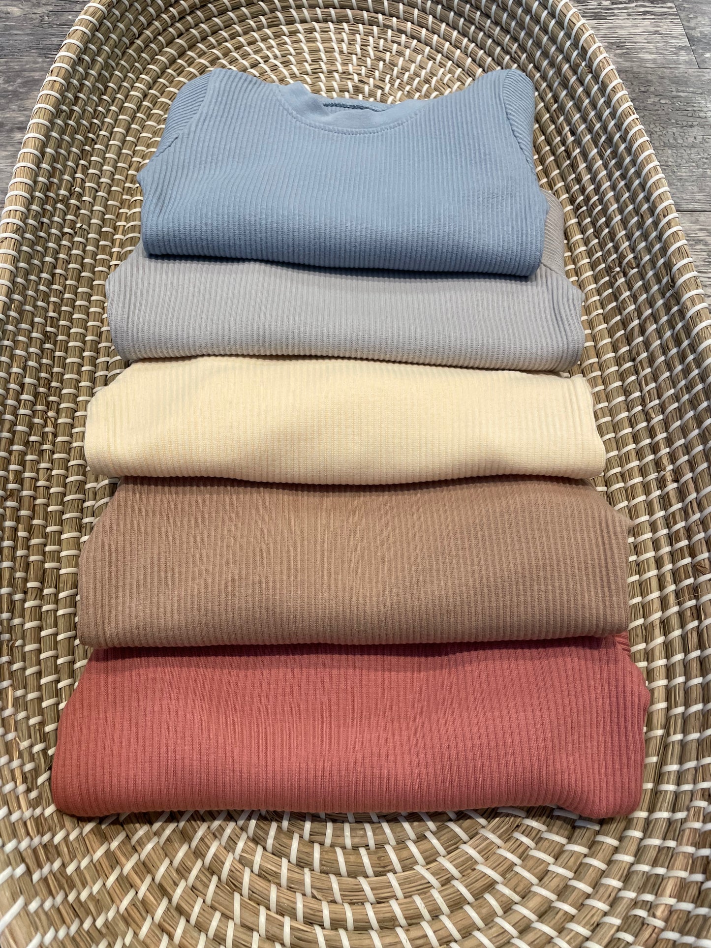 Personalised ribbed loungewear