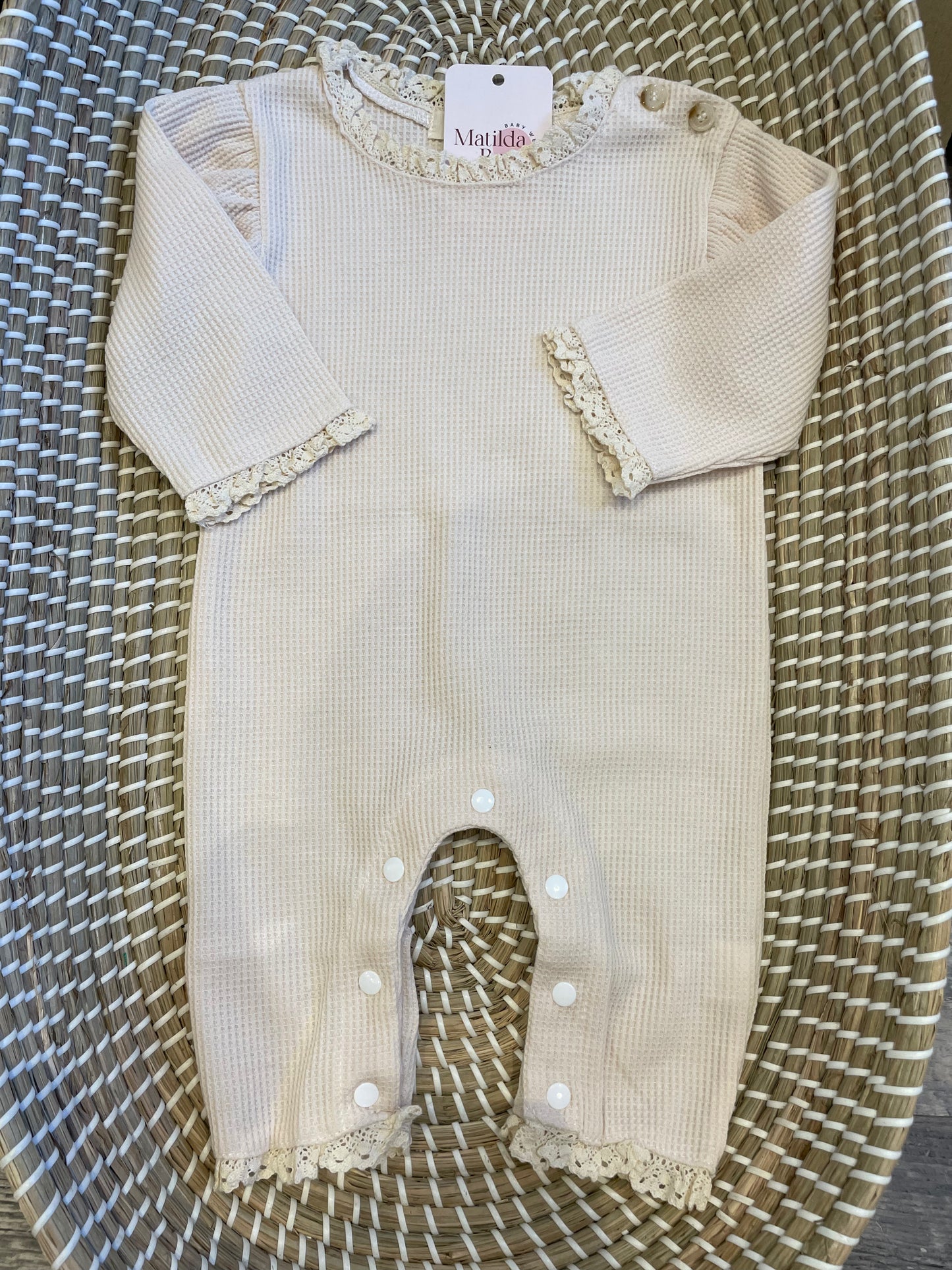 The Daisy waffle romper