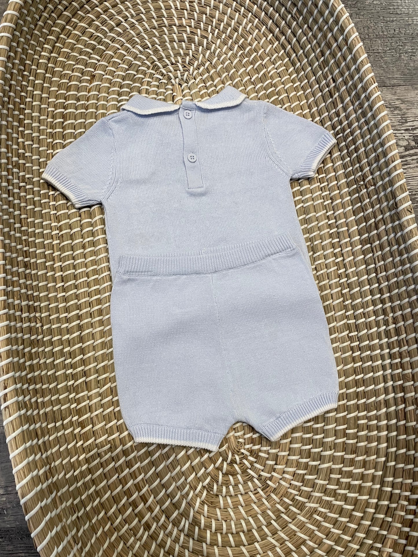 The blue dot shorts set