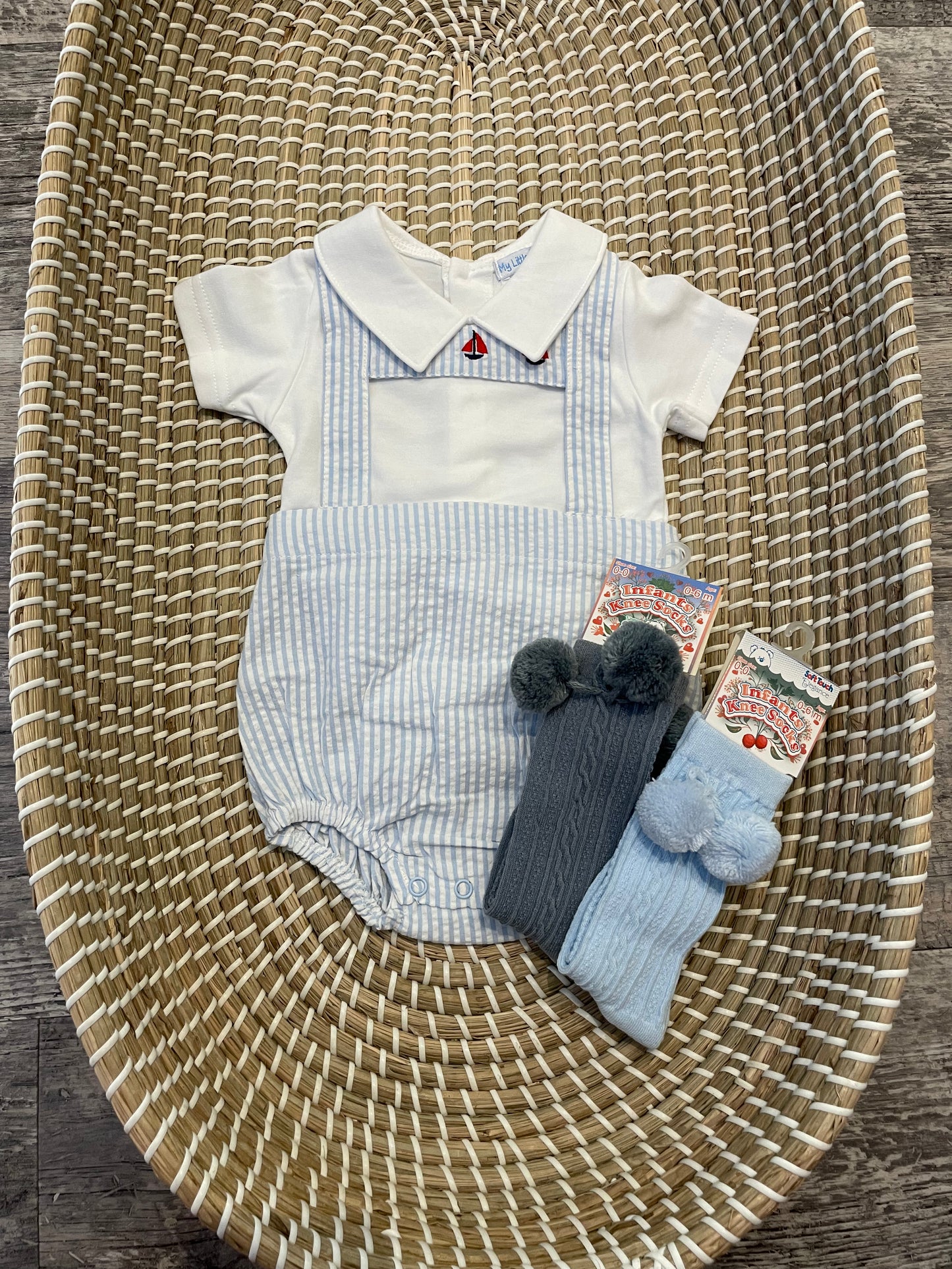 The little boat romper