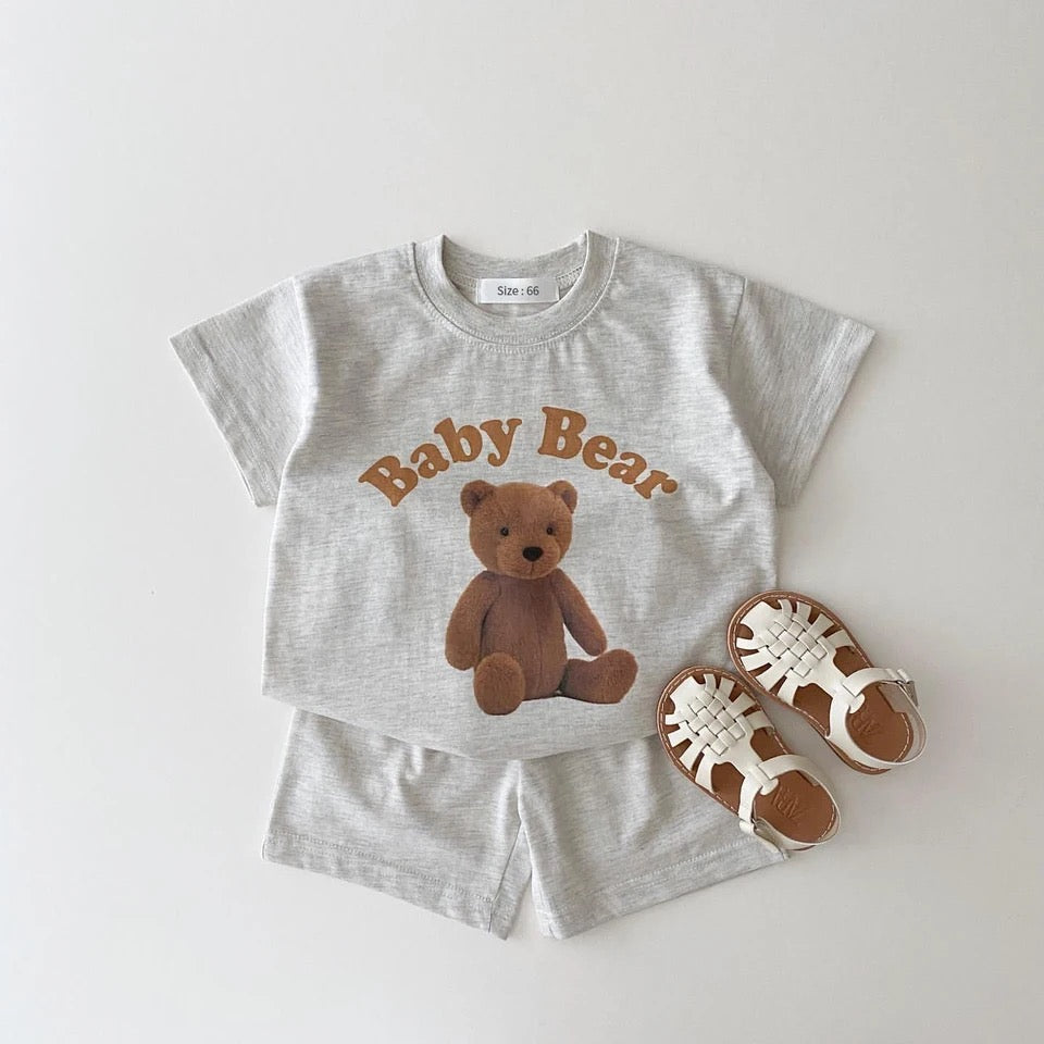 The teddy bear shorts set