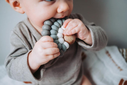 Grey rainbow teether