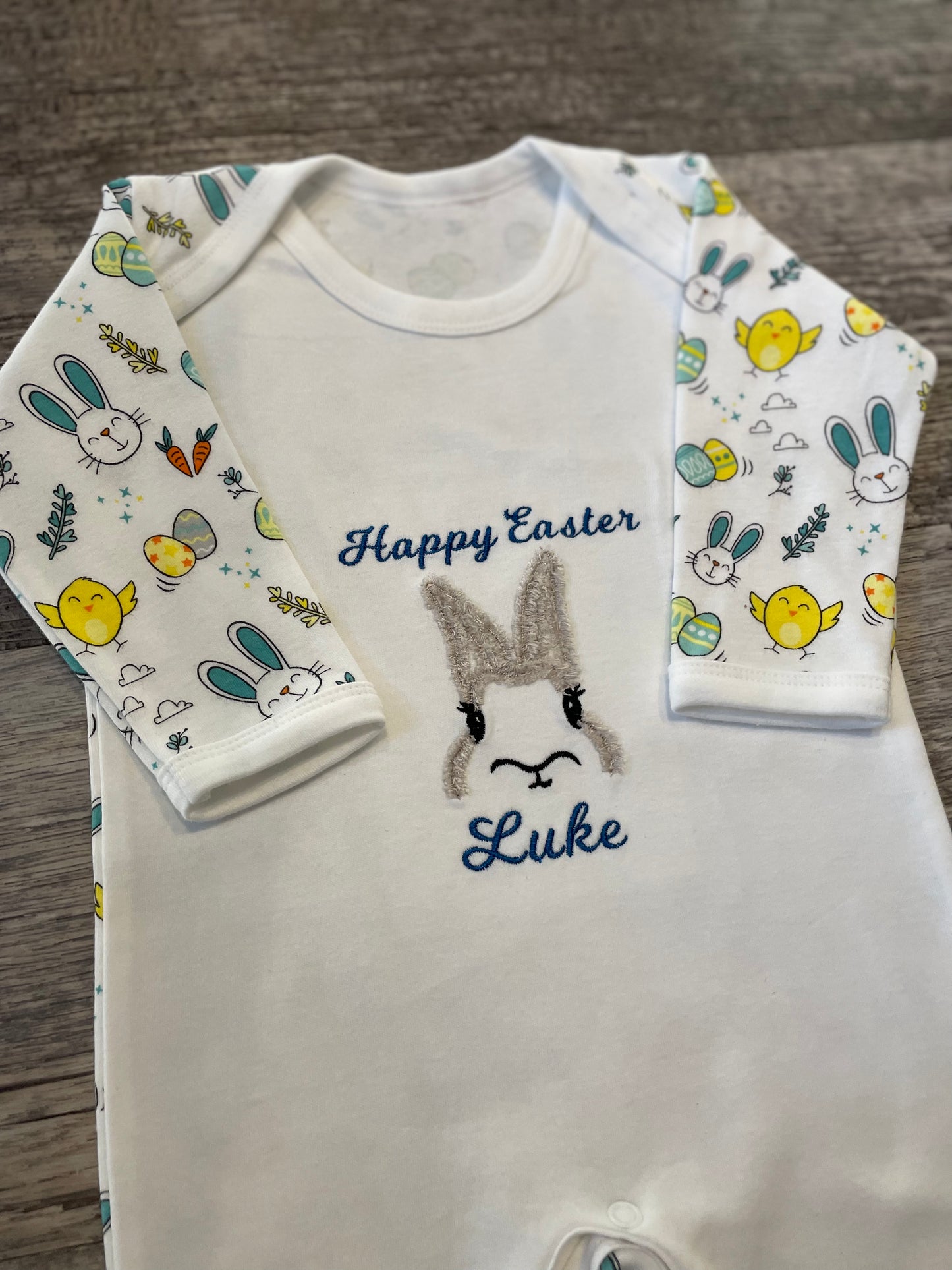Personalised Easter print pyjamas