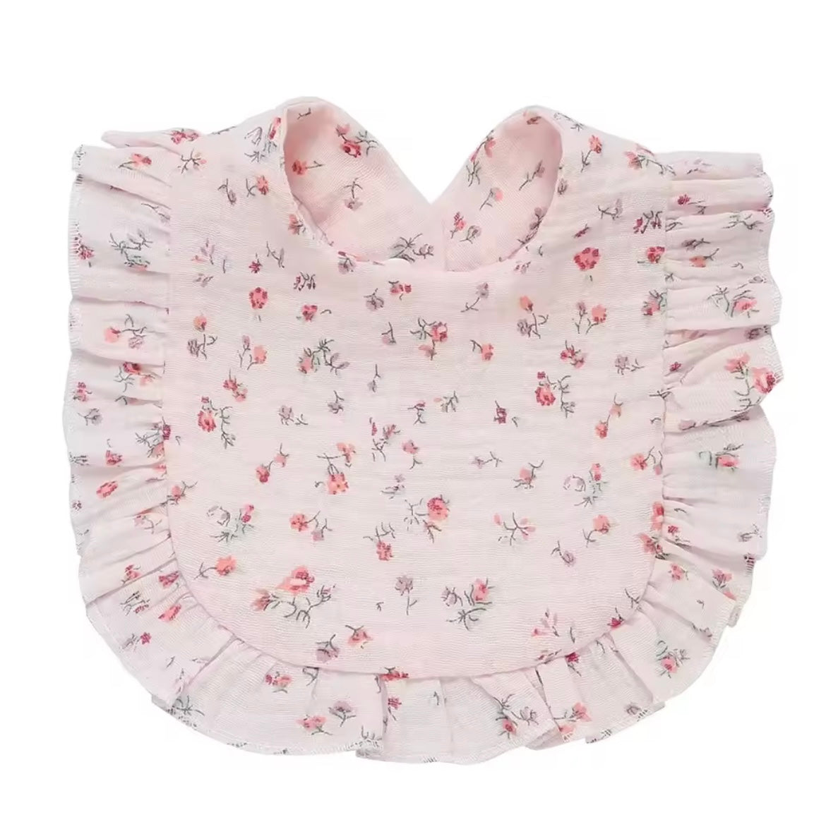 Muslin frill bibs