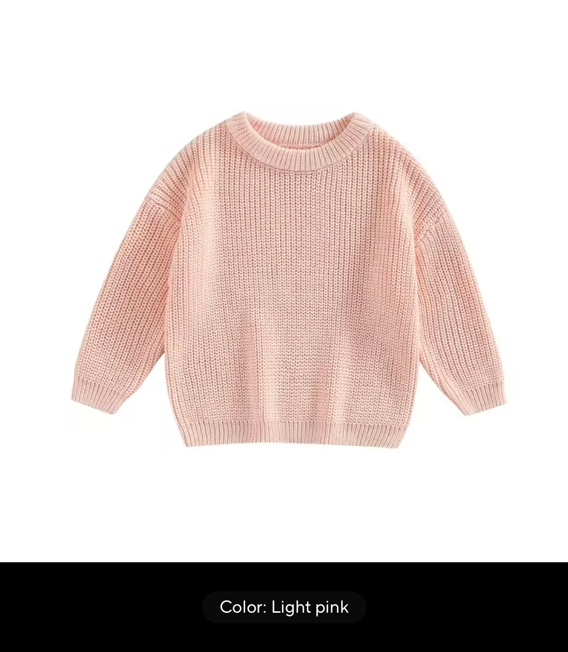 Personalised knitted sweatshirts