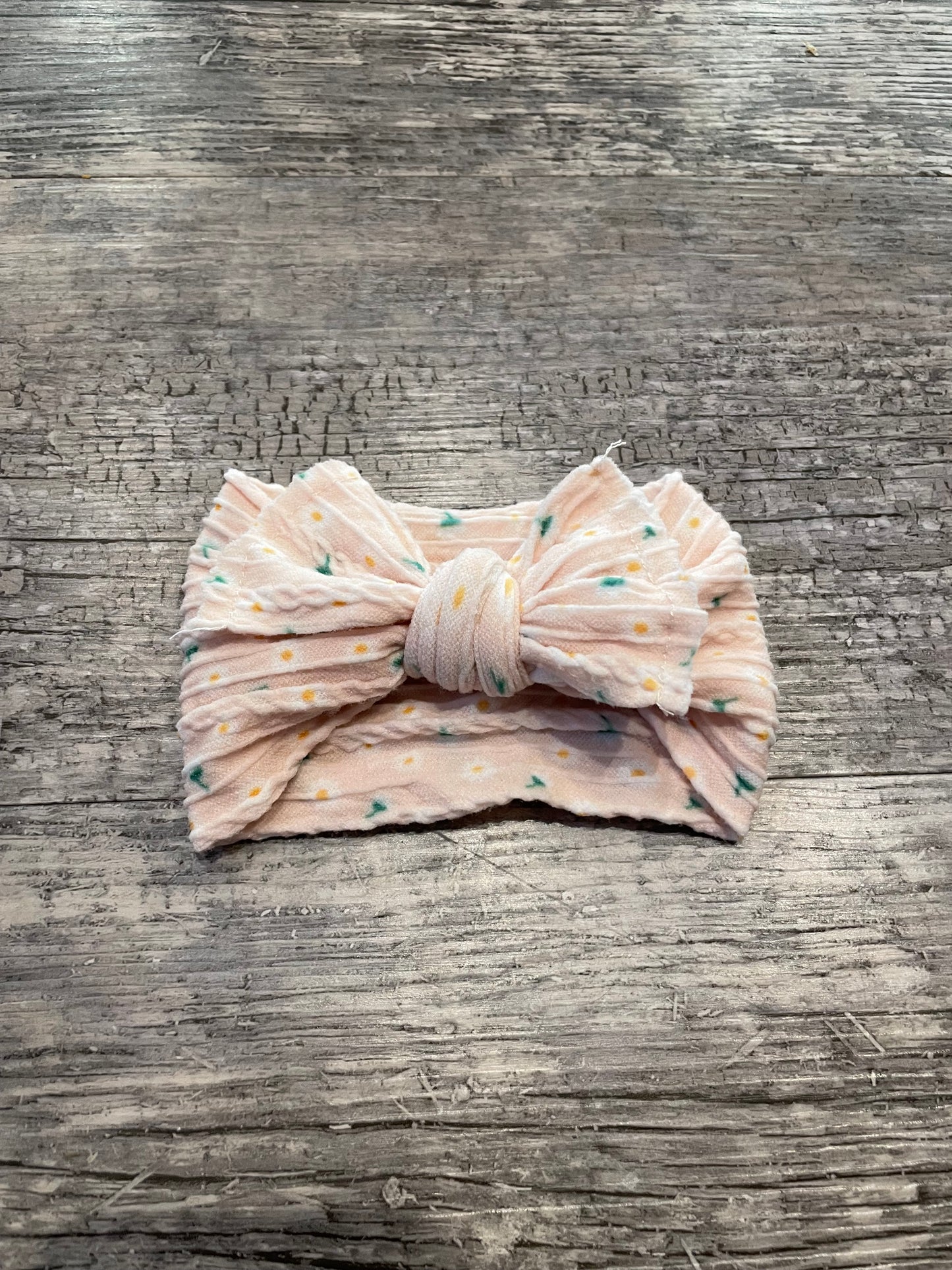 Cableknit headbands - flower power