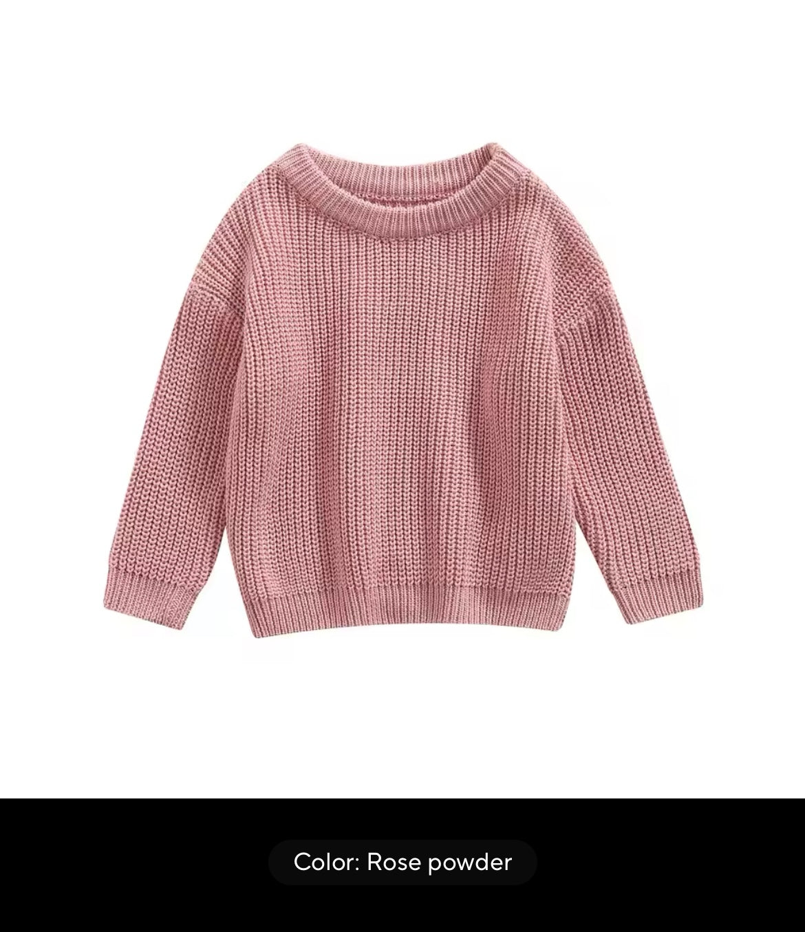 Personalised knitted sweatshirts