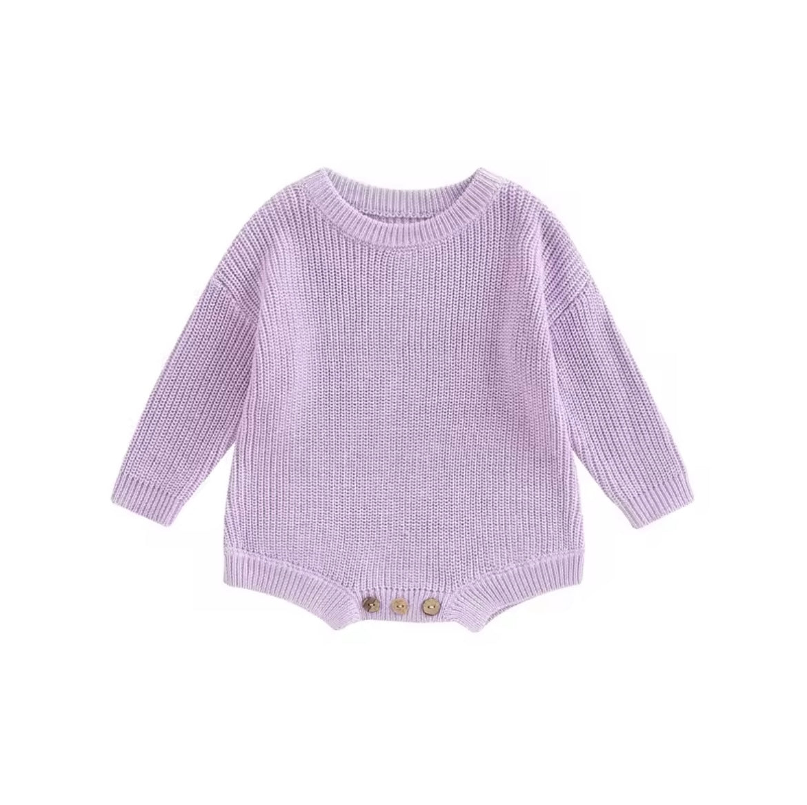 Personalised knitted rompers