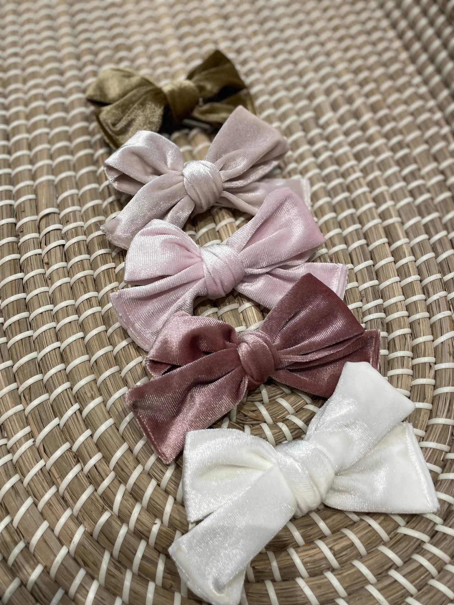 Velvet bows