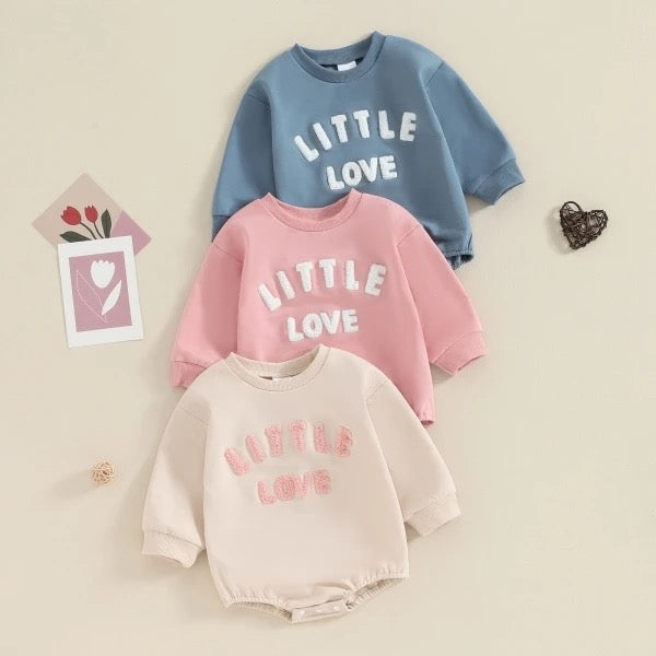 Little love romper - peach