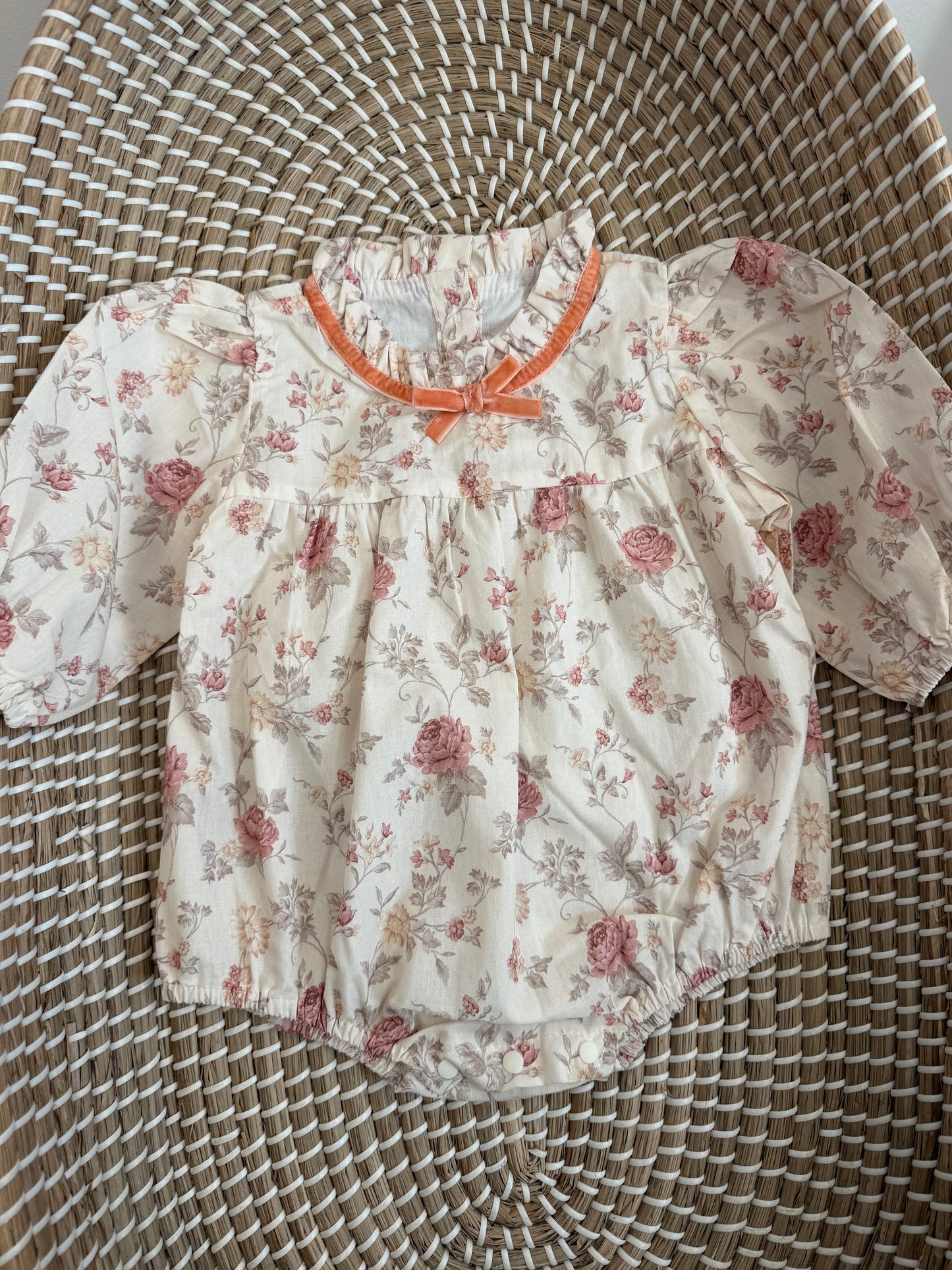 Floral vintage romper