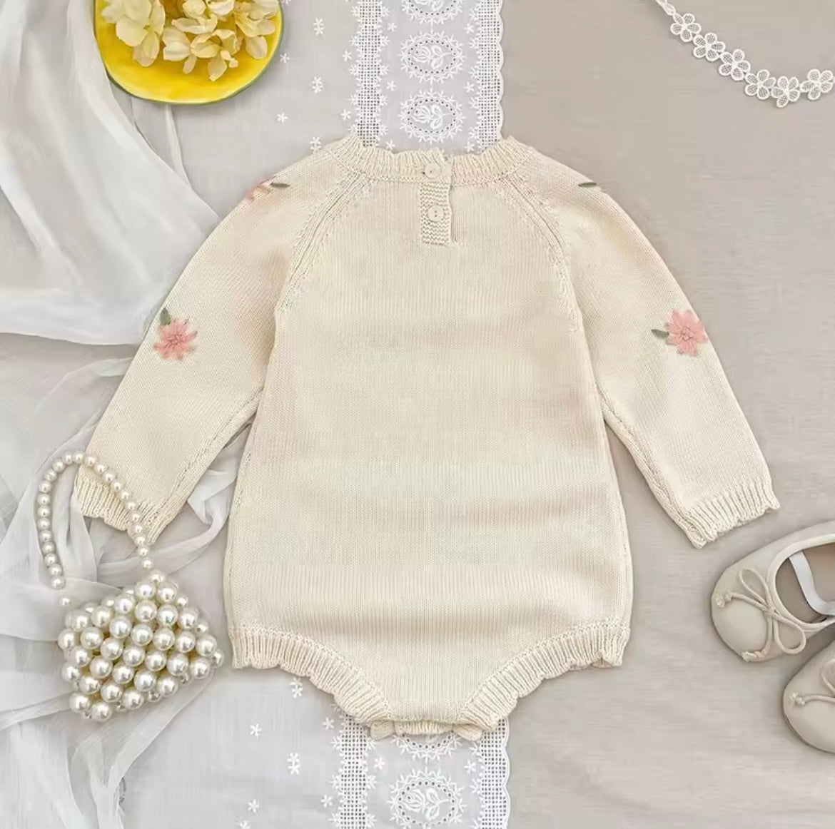 The Felicity knitted romper