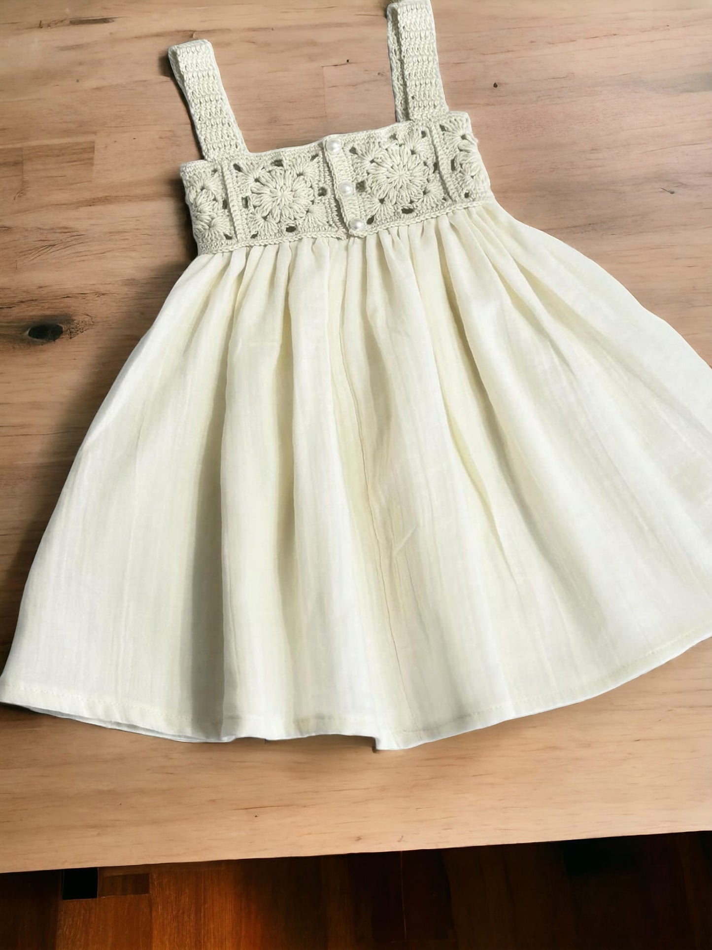 Handmade crochet summer dress