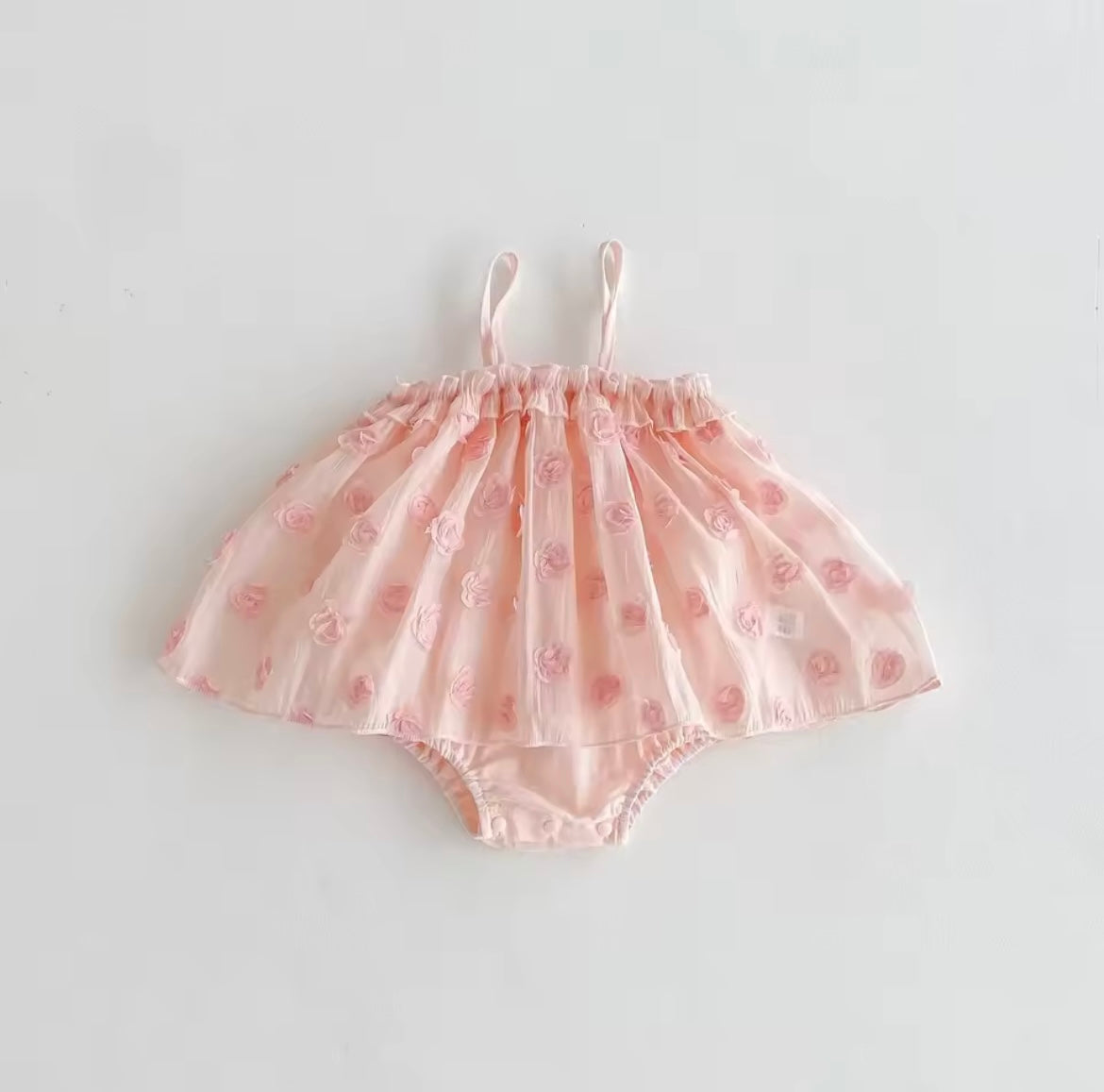 The Pink rose romper