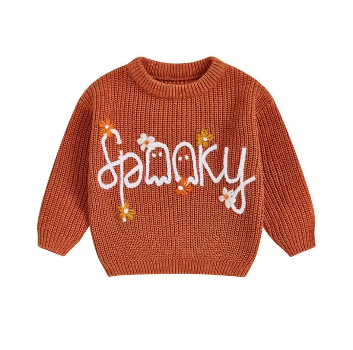 Floral spooky Halloween jumper - PREORDER