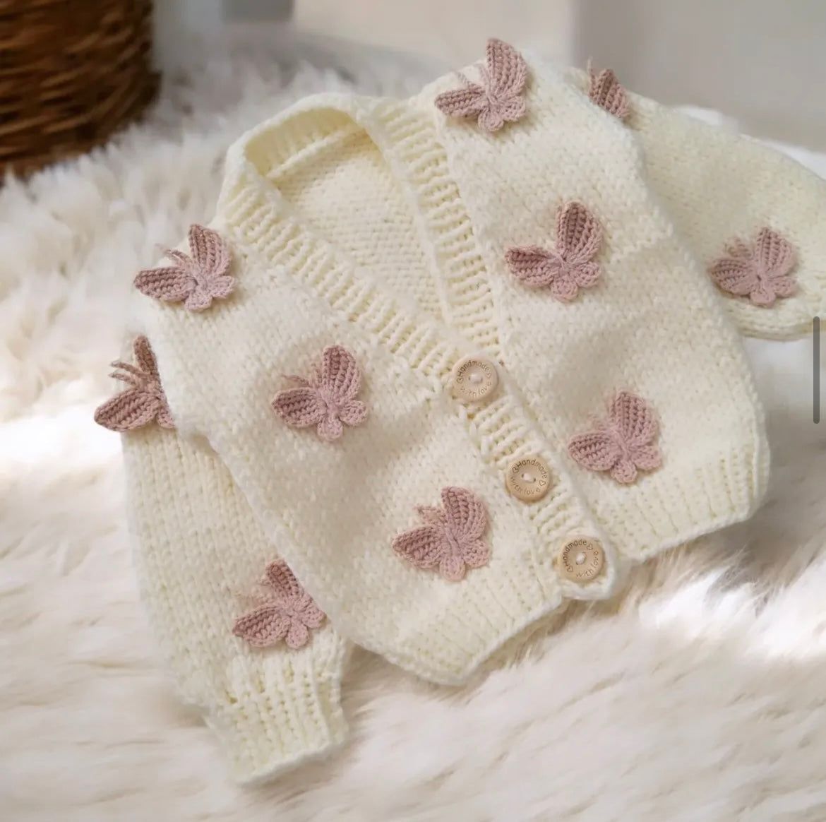 Handmade butterfly cardigan (PREORDER)