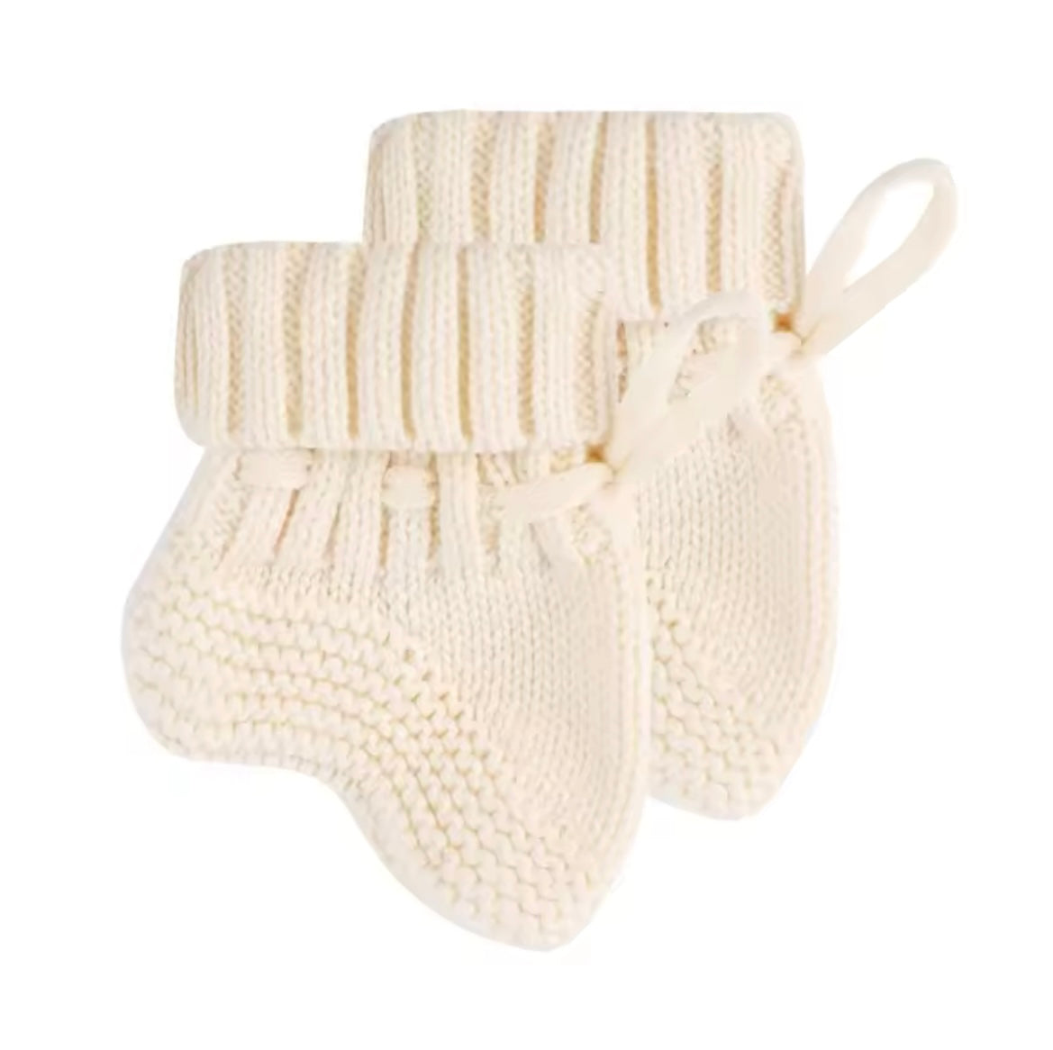 Knitted booties