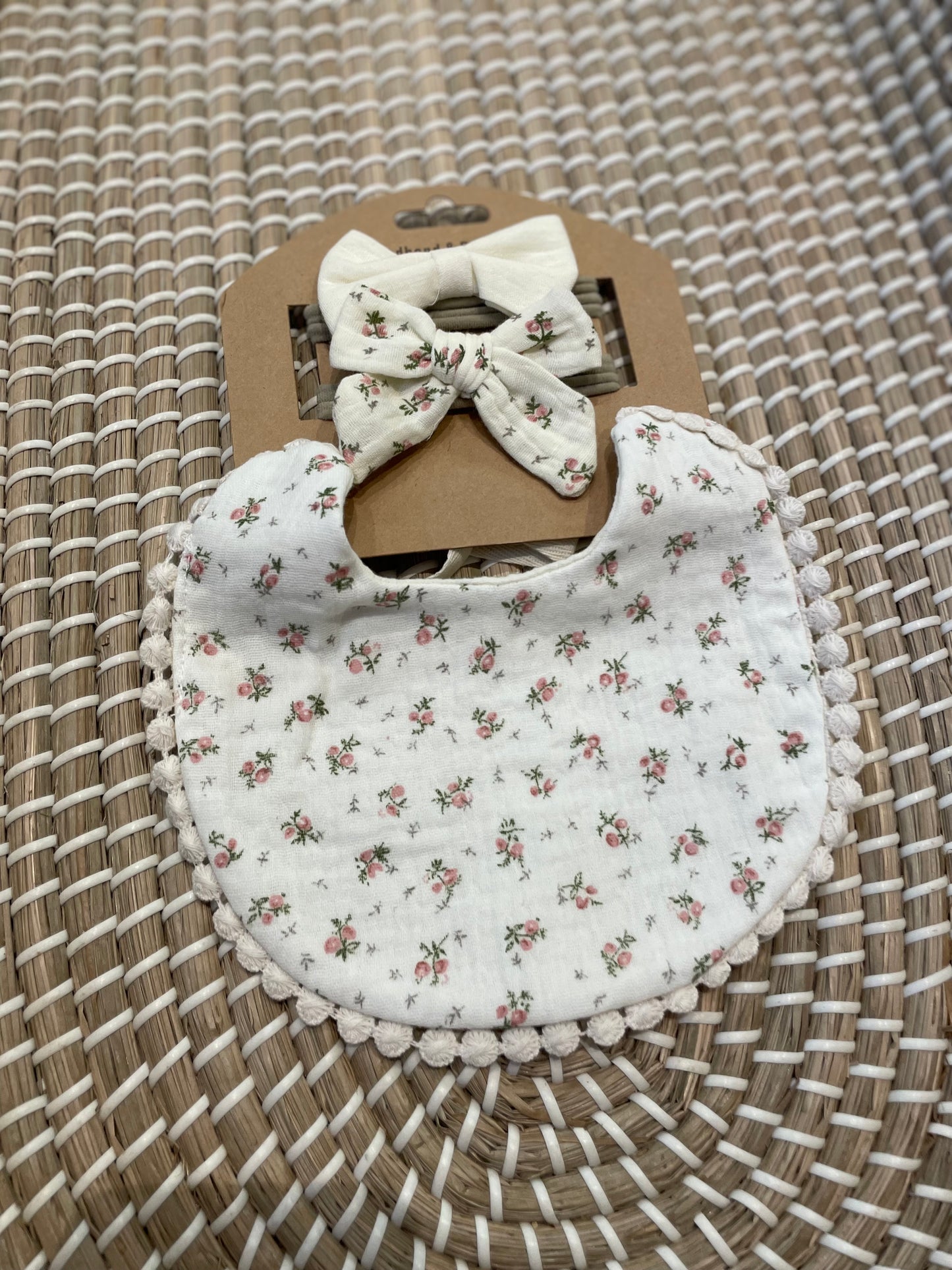 Bib and headband set