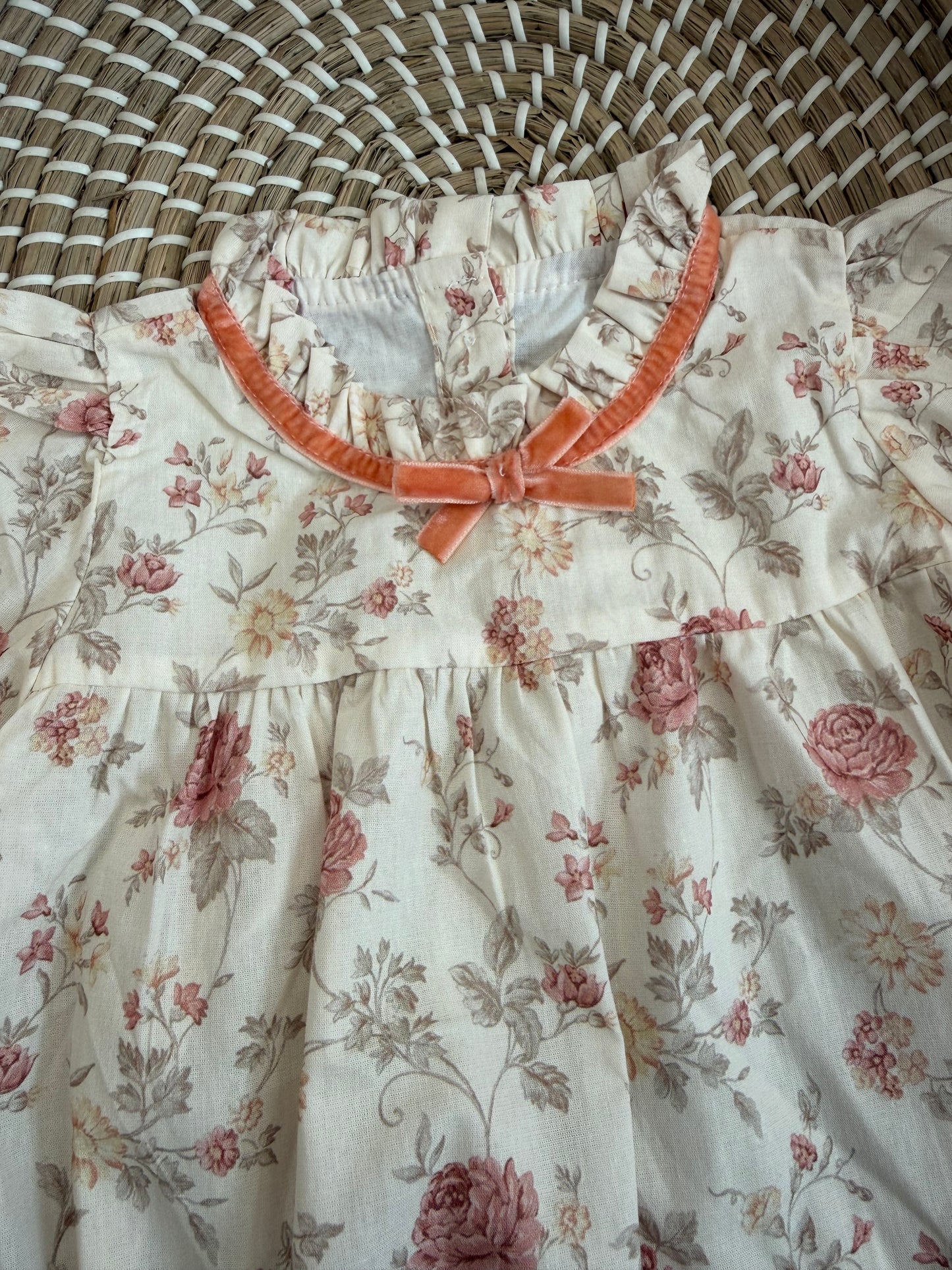 Floral vintage romper