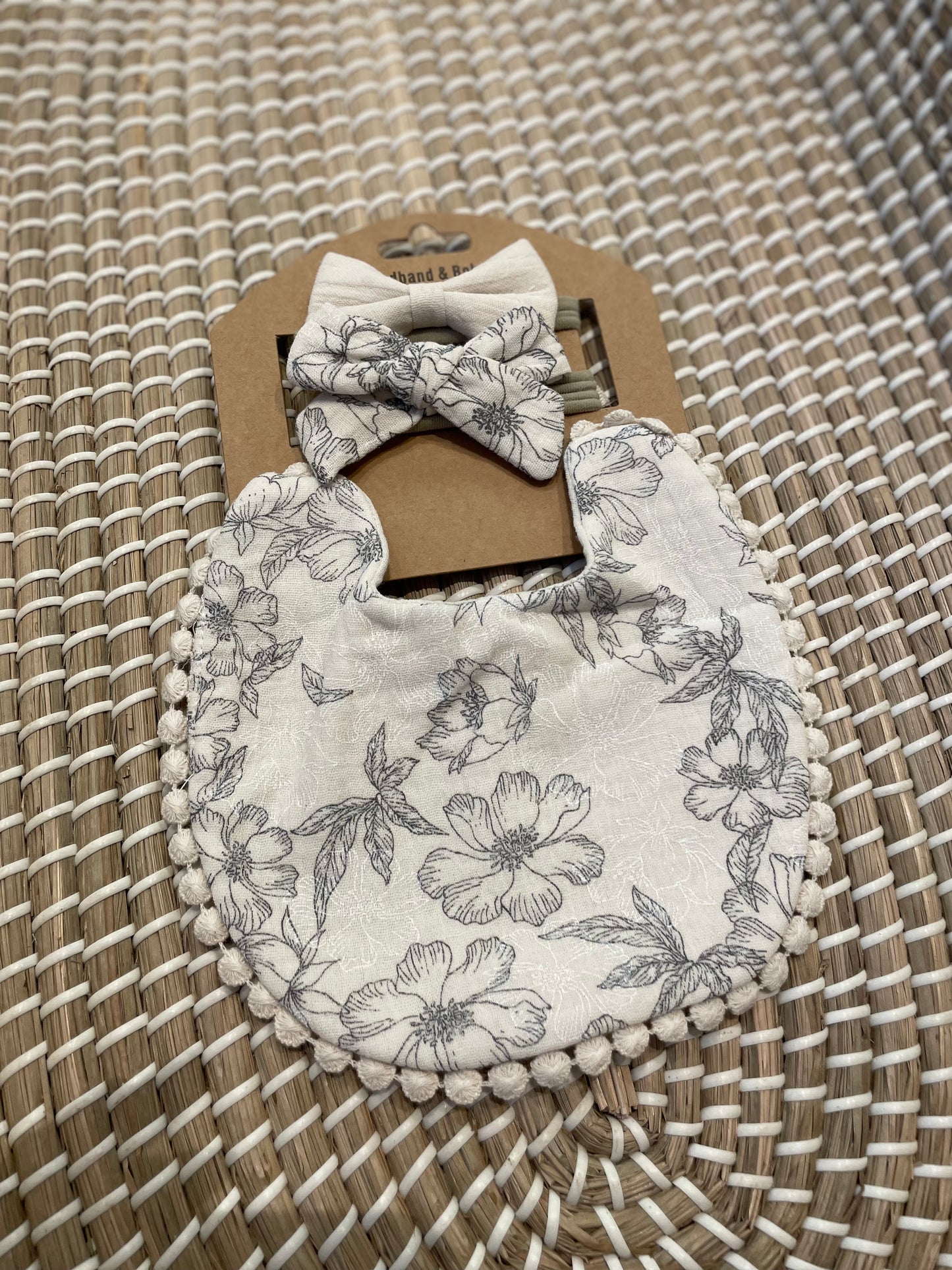 Bib and headband set
