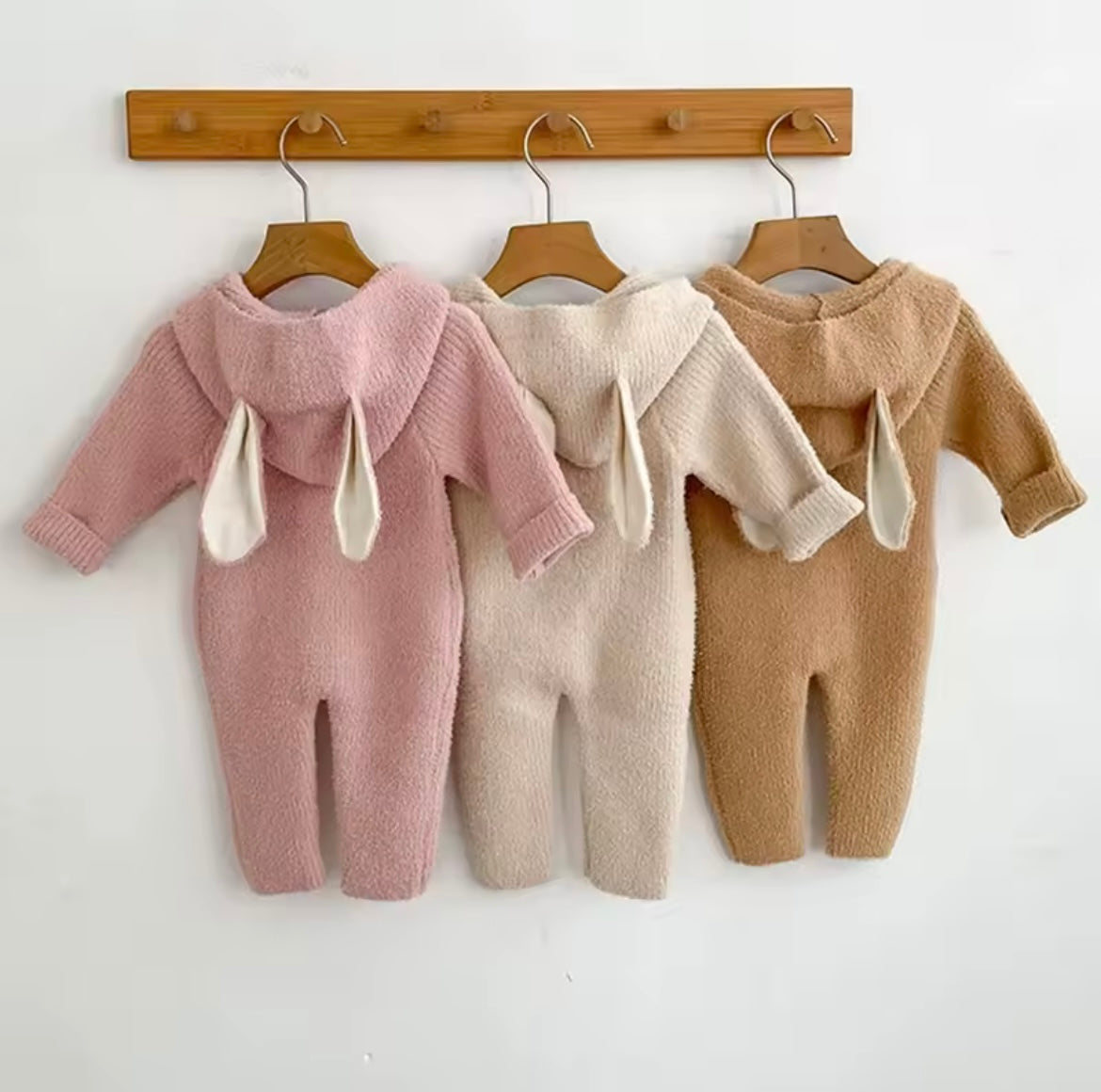 Fluffy bunny onesie