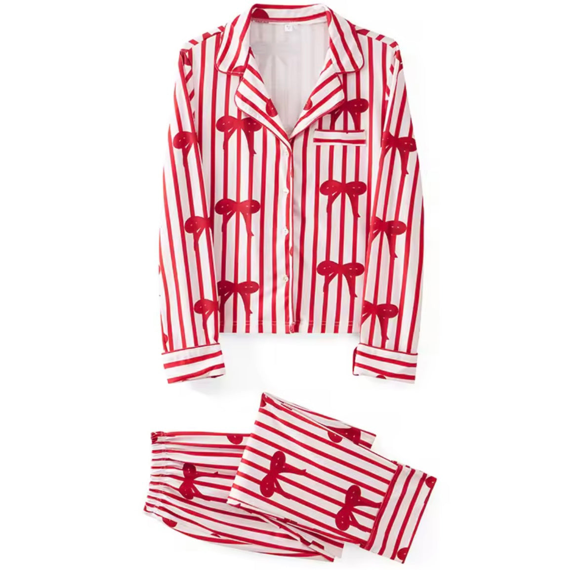 Matching Family plain red Pyjamas - BOYS/MEN