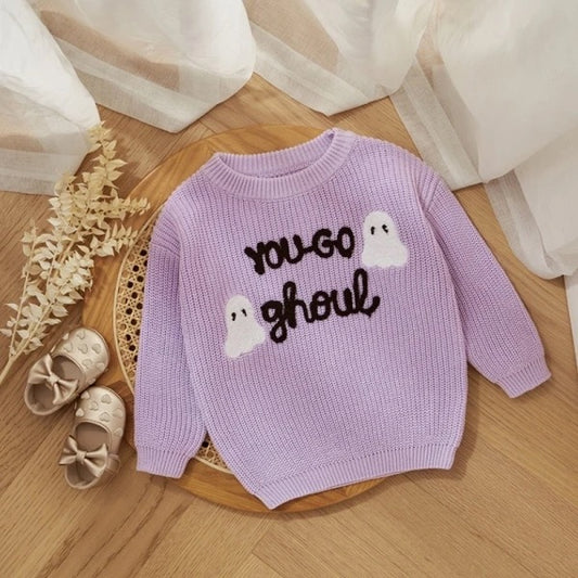 You go ghoul sweatshirt/romper