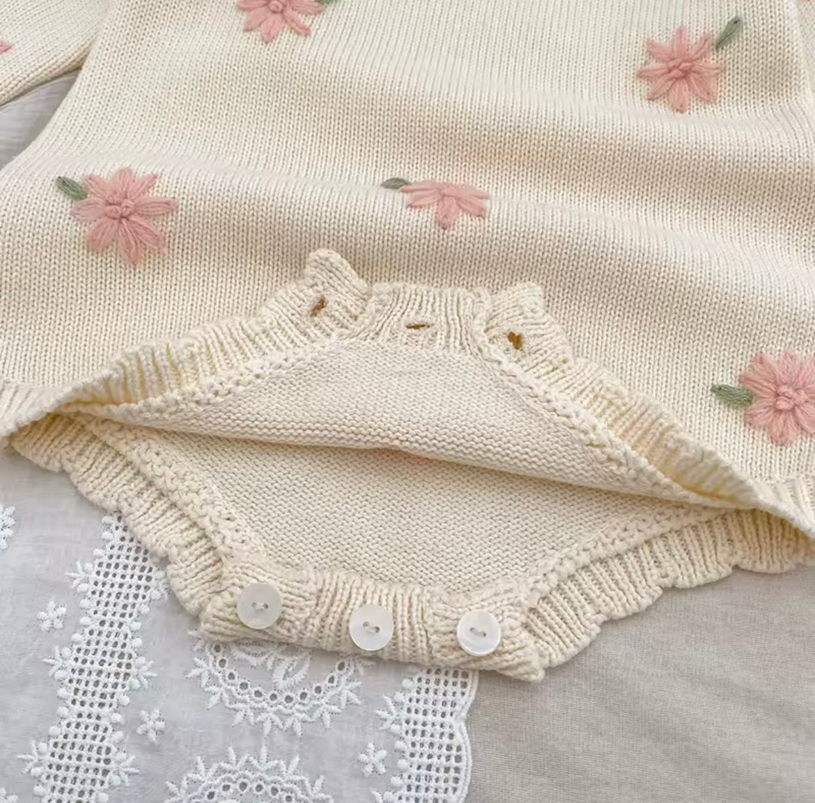 The Felicity knitted romper