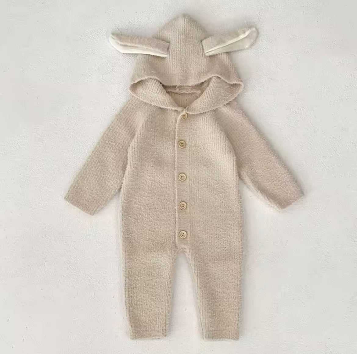Fluffy bunny onesie