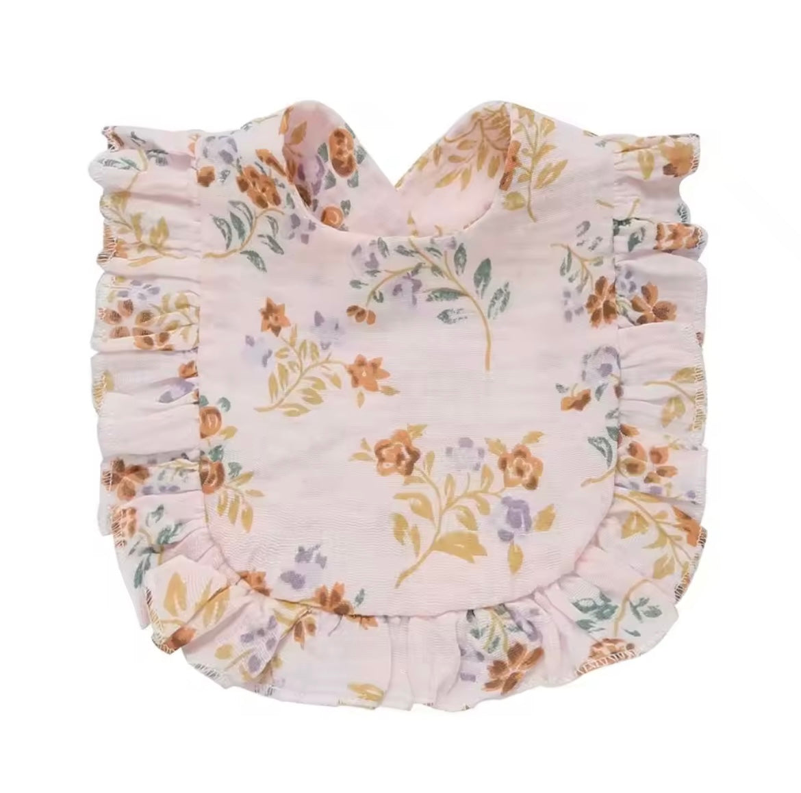 Muslin frill bibs