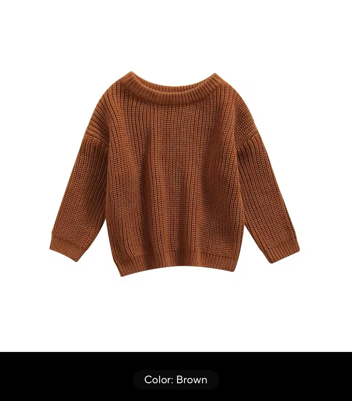 Personalised knitted sweatshirts
