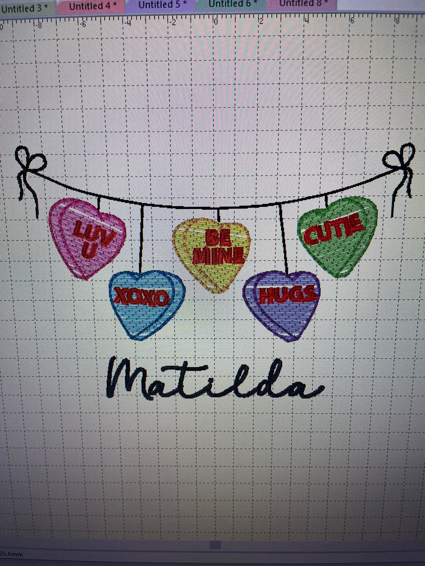 Personalised valentines sleepsuits