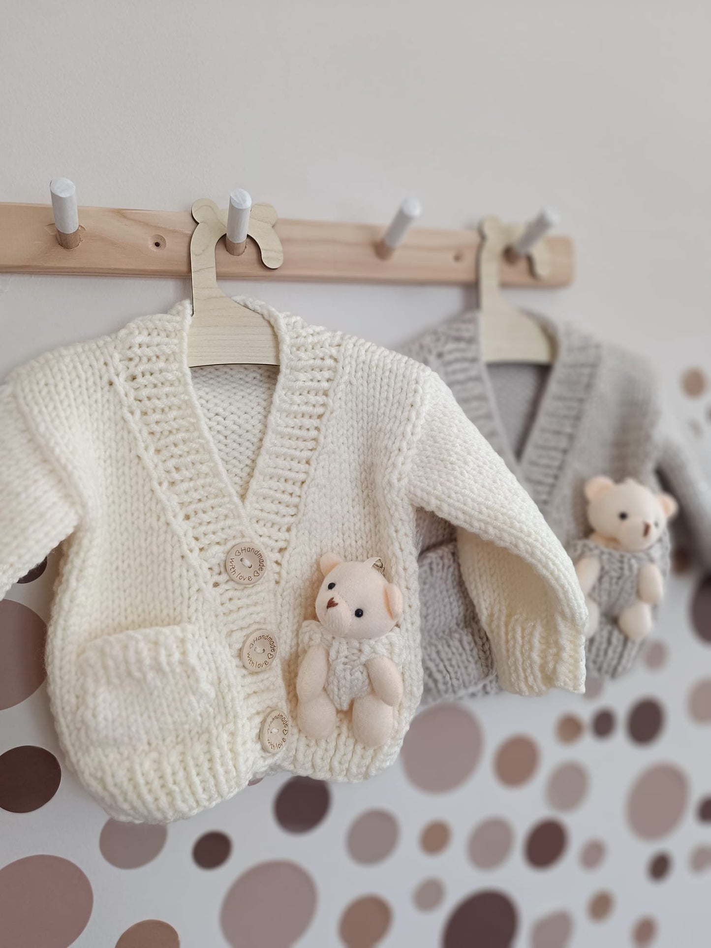 Handmade teddy cardigans (PREORDER)